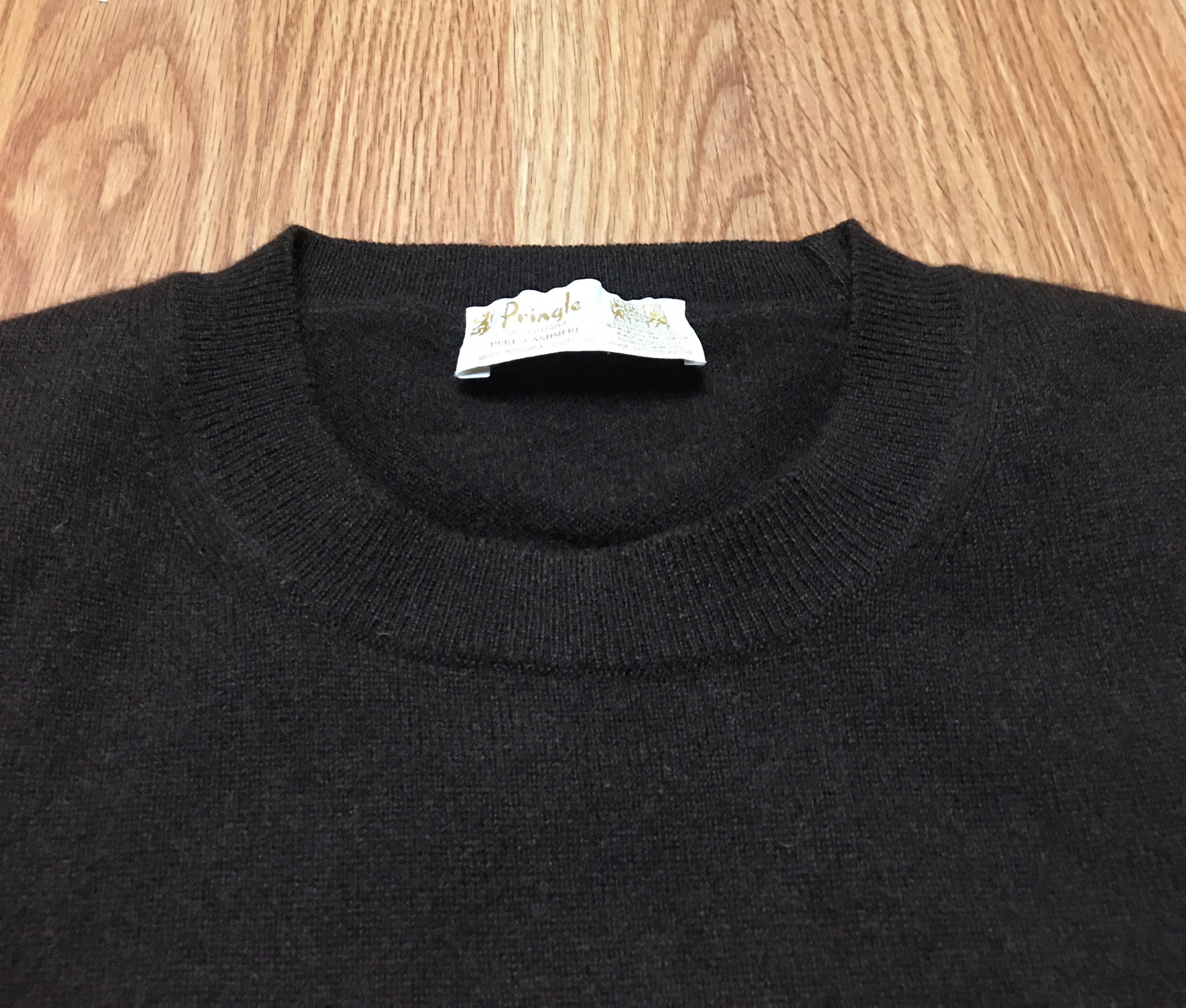 Pringle Of Scotland Pringle of Scotland Cashmere Brown Short Sleeve Jumper Top Size S / US 4 / IT 40 - 7 Thumbnail