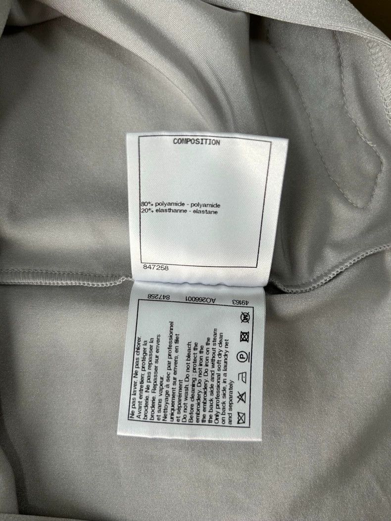 Chanel Chanel 21A Castle Series Silver Gray Embroidered Logo Vest Size XS / US 0-2 / IT 36-38 - 6 Thumbnail