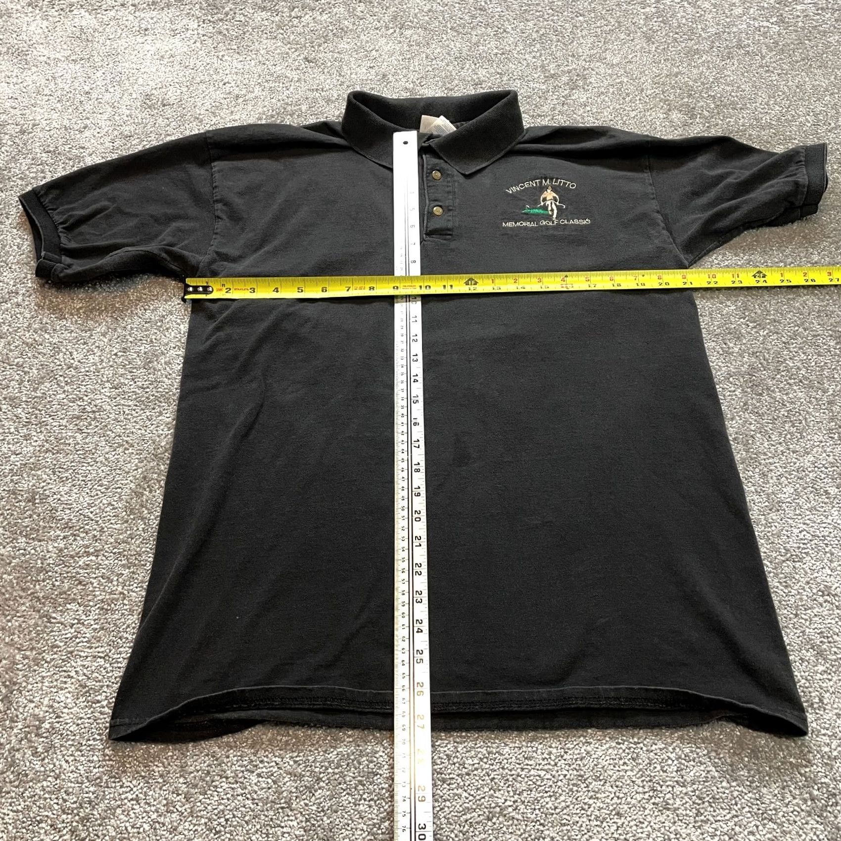 Gildan Gildan Ultra Cotton Polo Shirt Mens Large Black Gildan Ultra Cotton Golf Casual Shirt L Black Mens Size US L / EU 52-54 / 3 - 5 Thumbnail