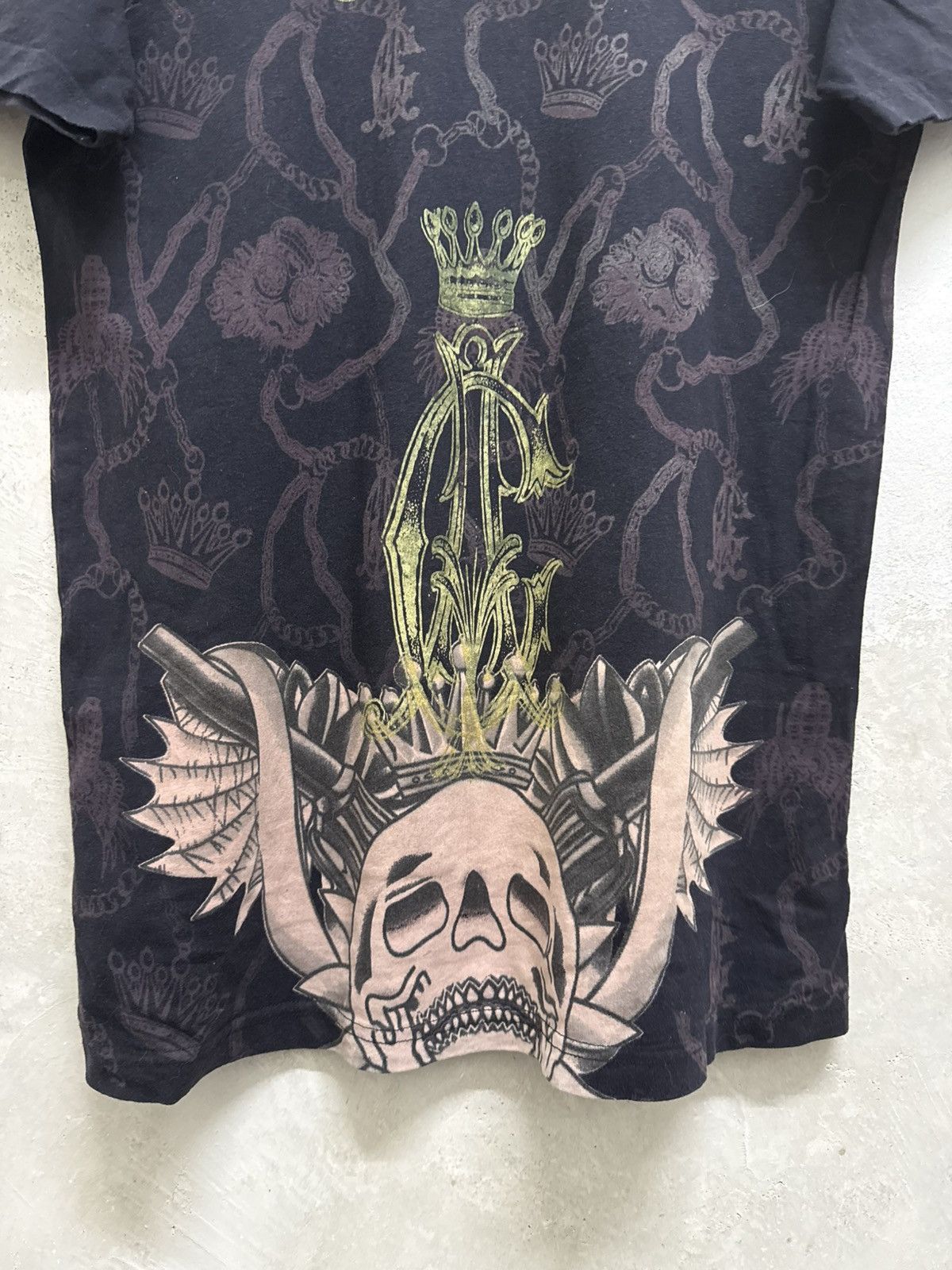 Christian Audigier Archive Diamond Skull Christian Audigier Los Angeles Size US XL / EU 56 / 4 - 5 Thumbnail