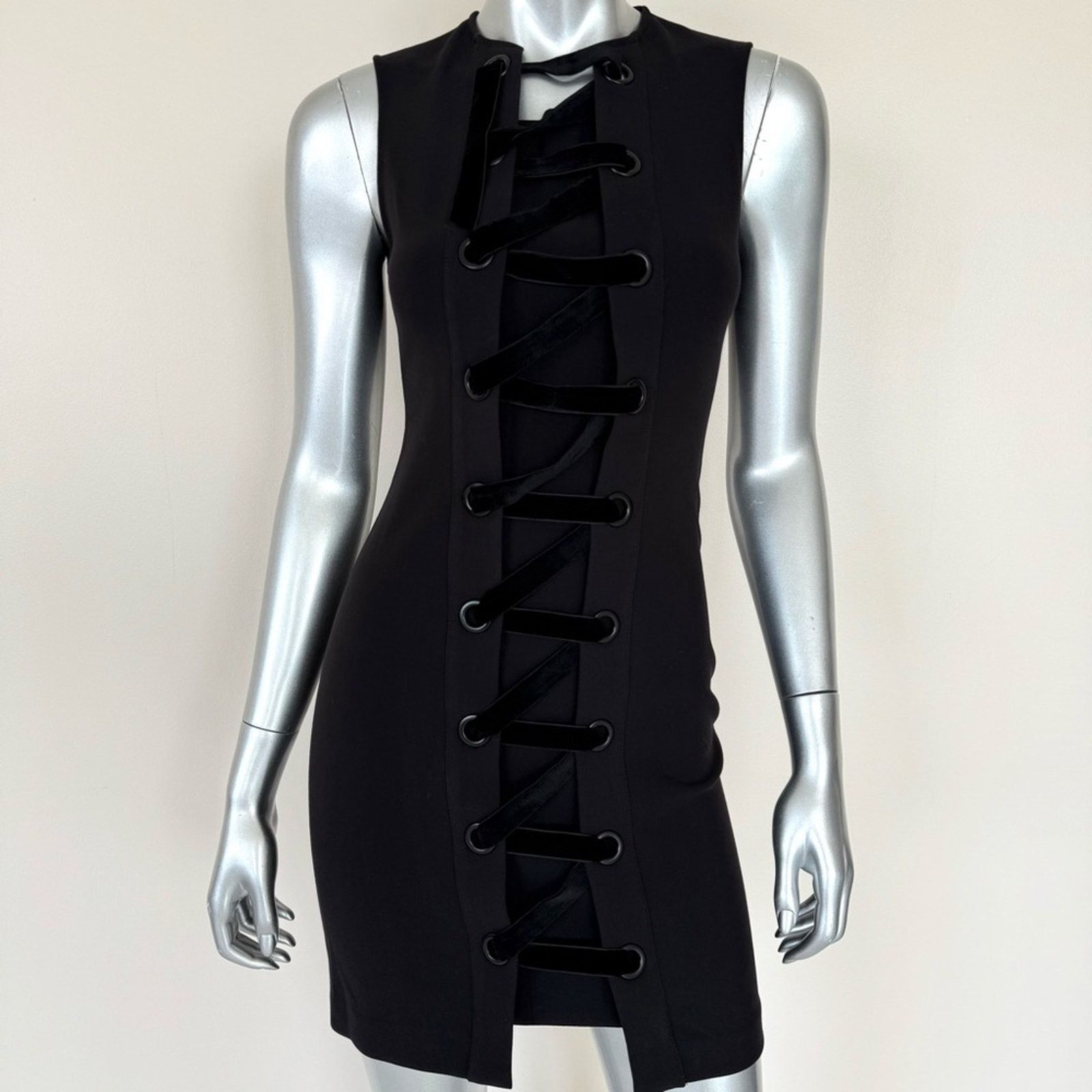 The Kooples NWT!!! The Kooples lace up women mini dress size 0 or S 345$ Size S / US 4 / IT 40 - 3 Thumbnail