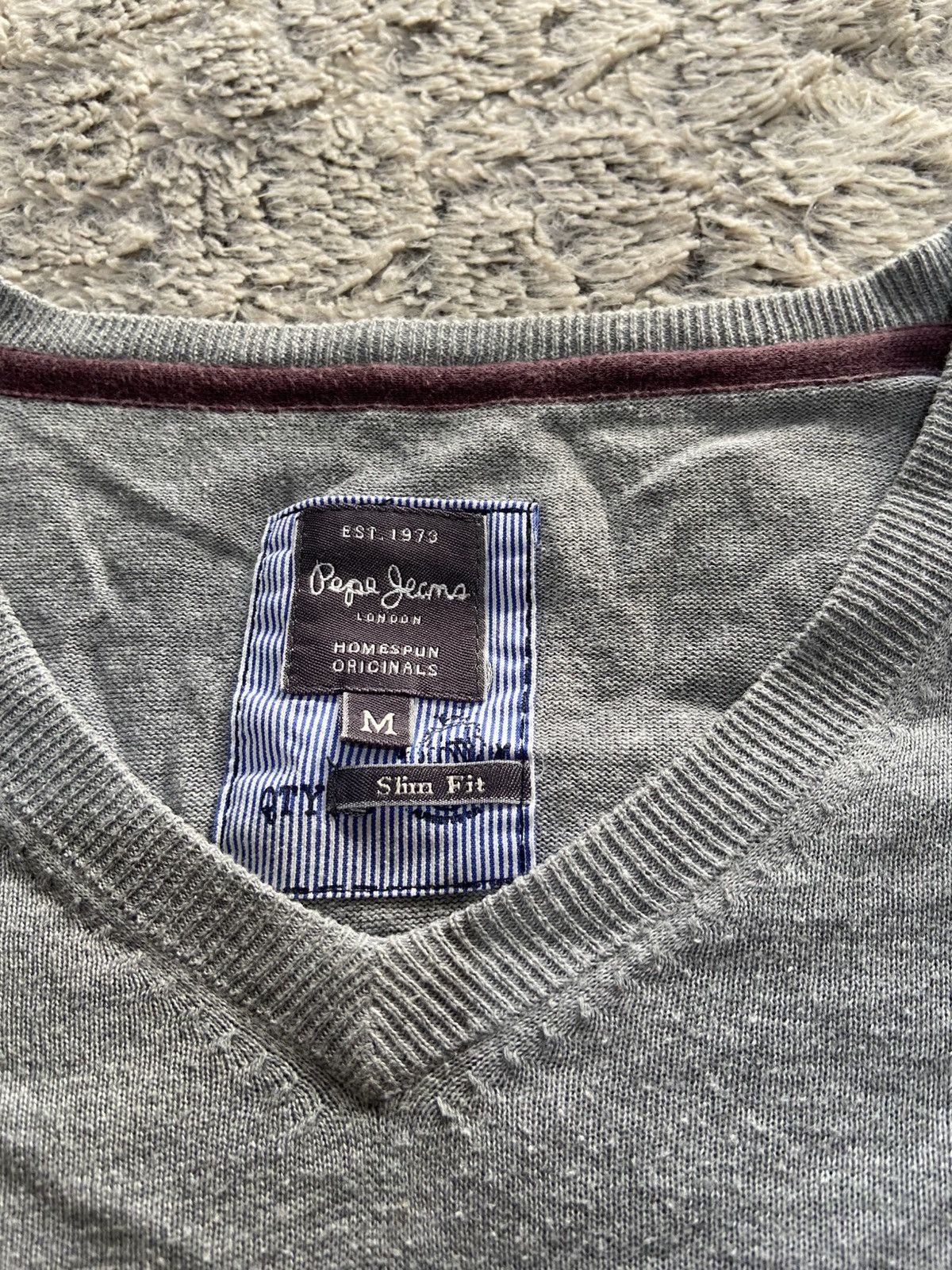 Pepe Jeans × Vintage Pepe Jeans London Slim Fit Sweater Size M Size US M / EU 48-50 / 2 - 3 Thumbnail