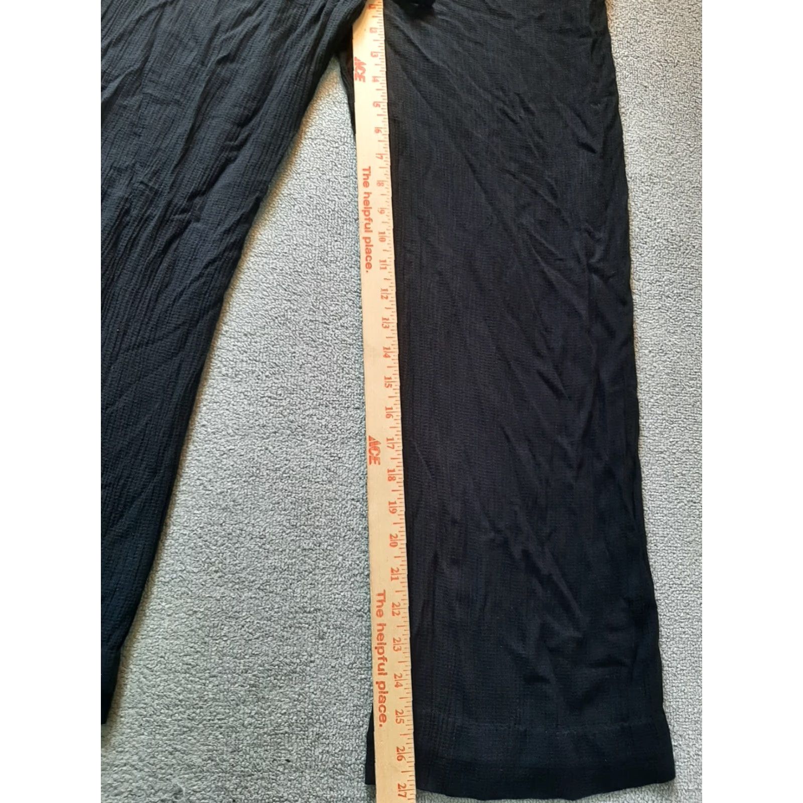 Vintage VINTAGE BB Studio Versions Pants Womens 14 Black Rayon Dress Pants Women Size 36" / US 14 / IT 50 - 2 Thumbnail