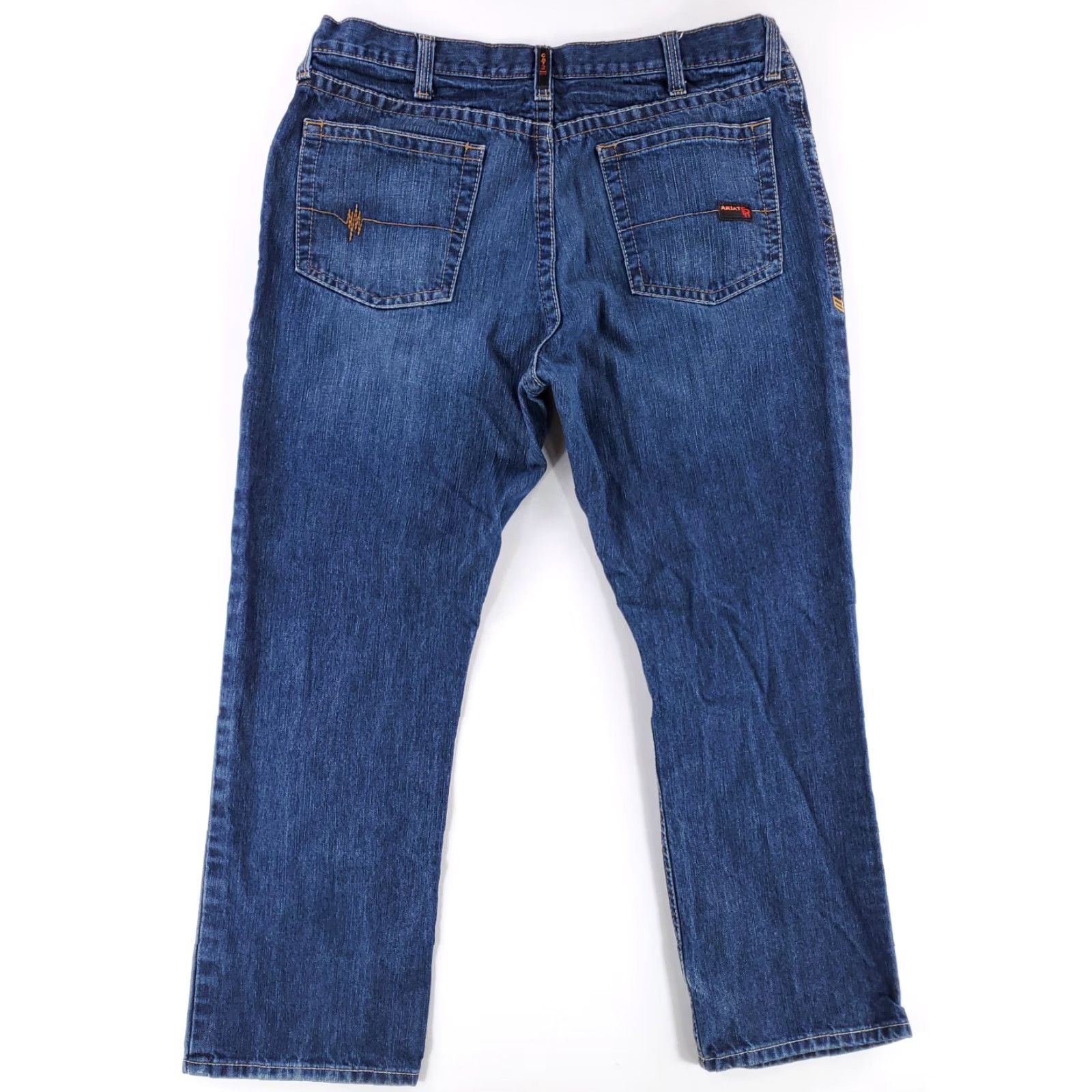 Ariat Ariat M4 Low Rise FR Jeans Work Mens 40 x 32 Inseam 30 Blue Bootcut Jeans Mens Size US 40 / EU 56 - 6 Thumbnail