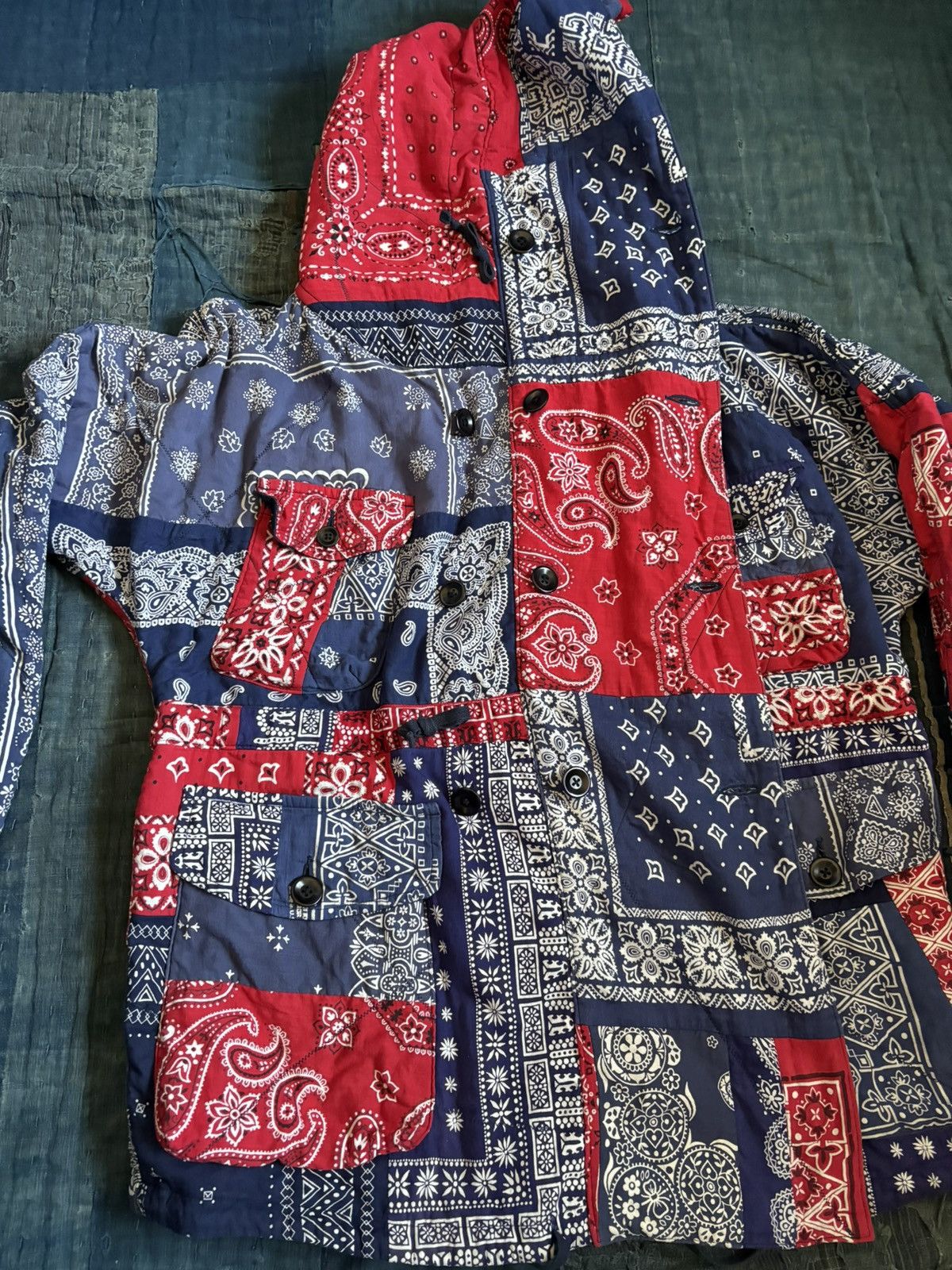 Kapital Kountry kapital bandana patchwork Ring coat Size US L / EU 52-54 / 3 - 8 Thumbnail