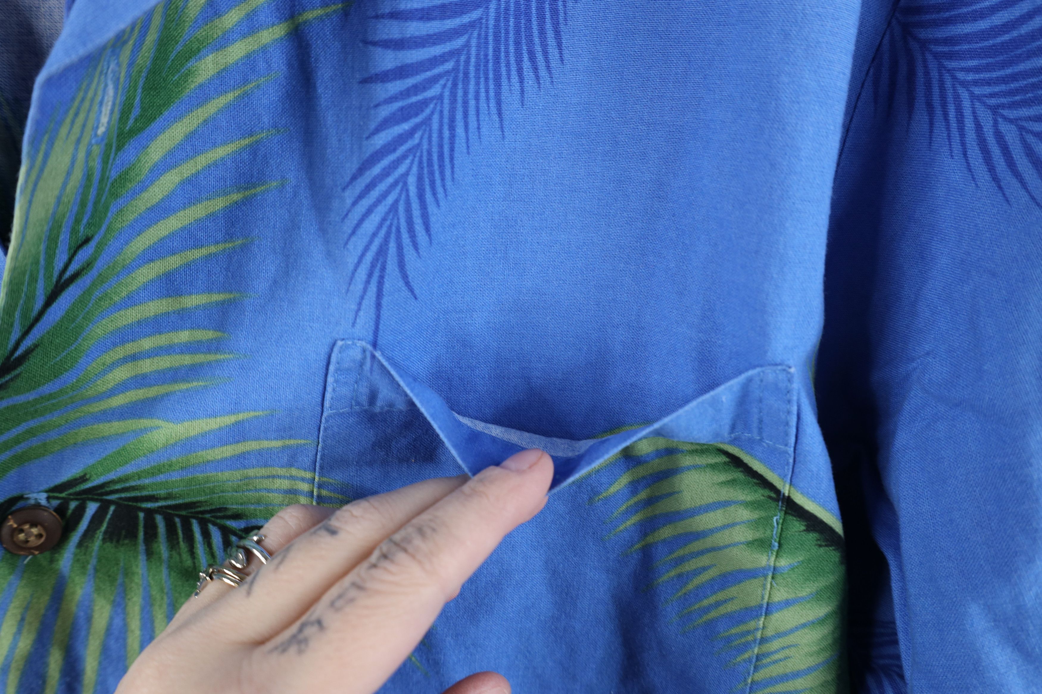 Vintage Vintage 90s Rockabilly Flower Camp Collar Hawaiian Shirt USA Size US XL / EU 56 / 4 - 6 Thumbnail