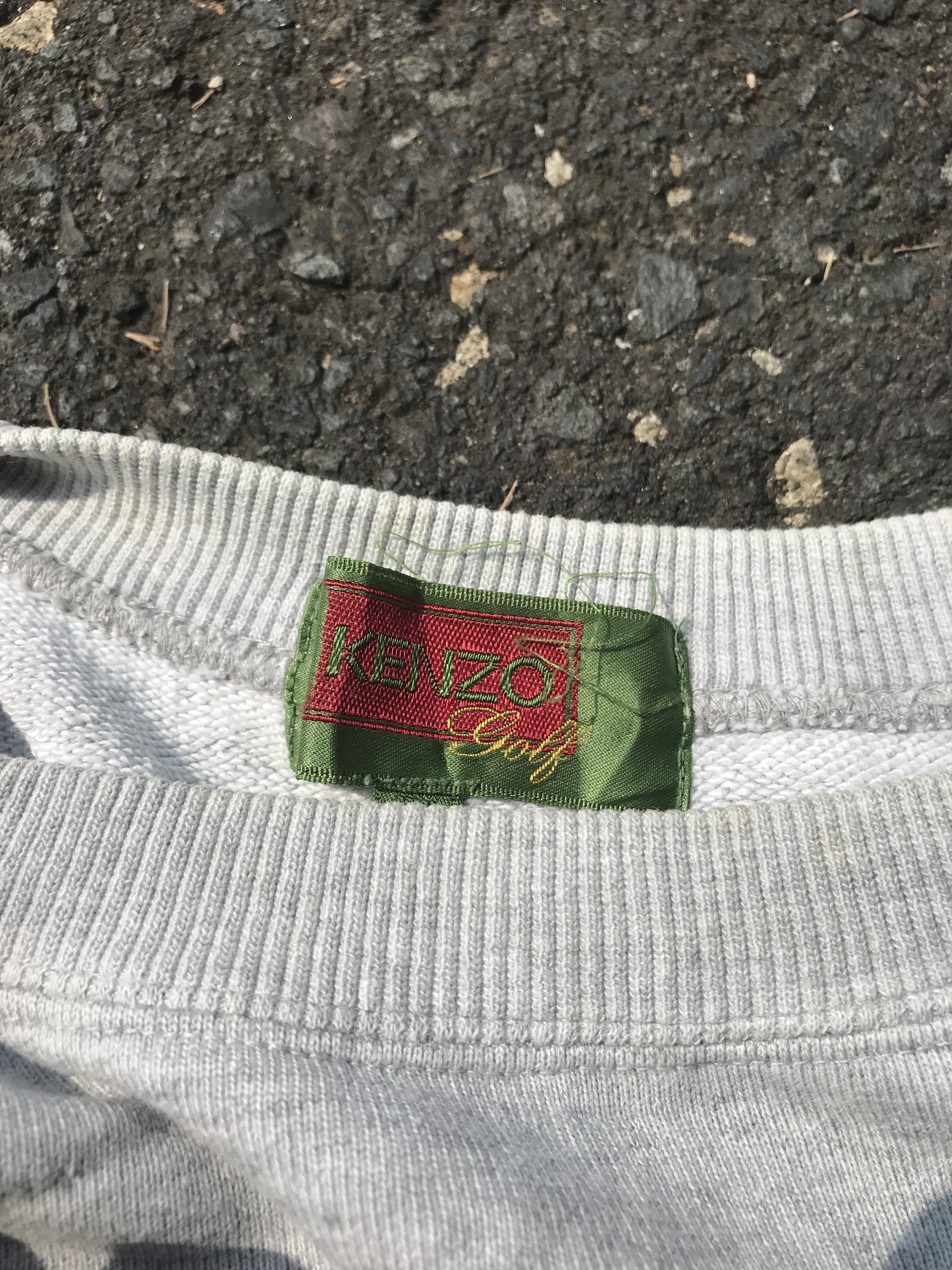 Designer × Kenzo × Vintage Vtg kenzo golf sweatshirt Size US XL / EU 56 / 4 - 5 Thumbnail