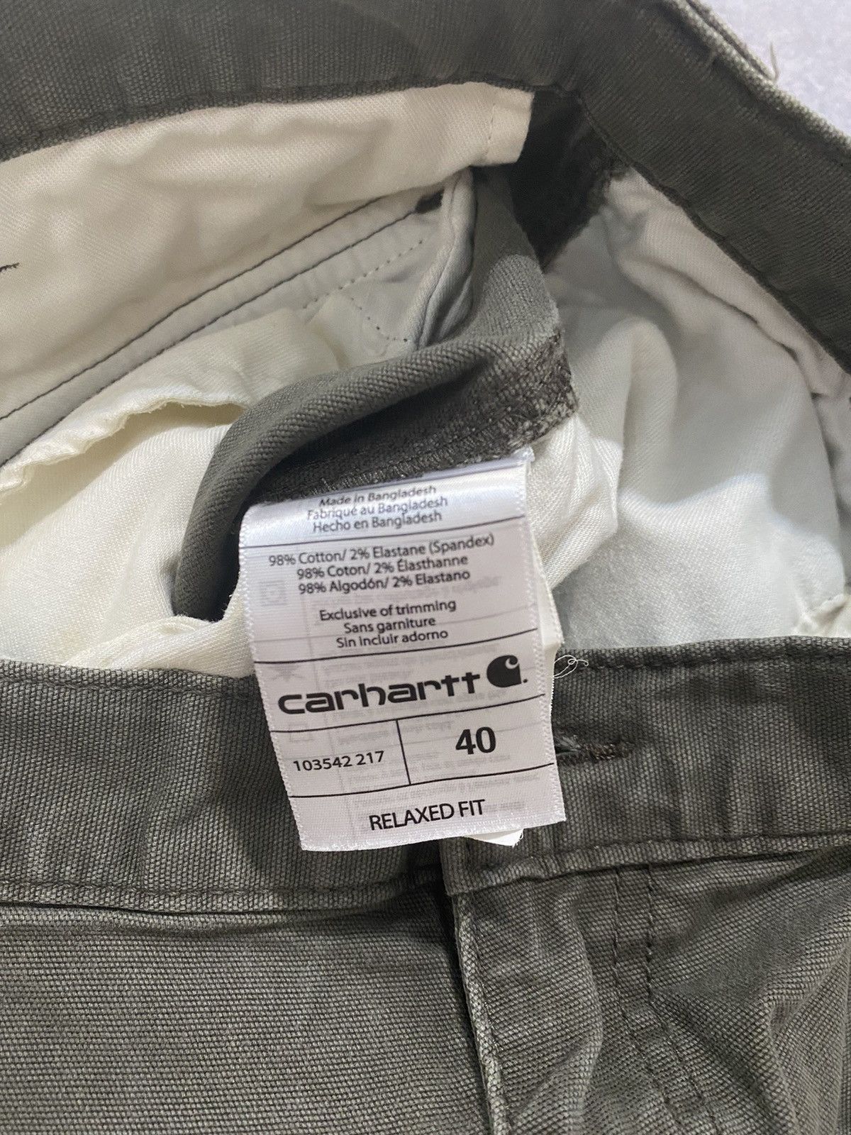 Carhartt × Vintage Vintage Carhartt Cargo Shorts Relaxed Fit Size US 40 / EU 56 - 7 Thumbnail