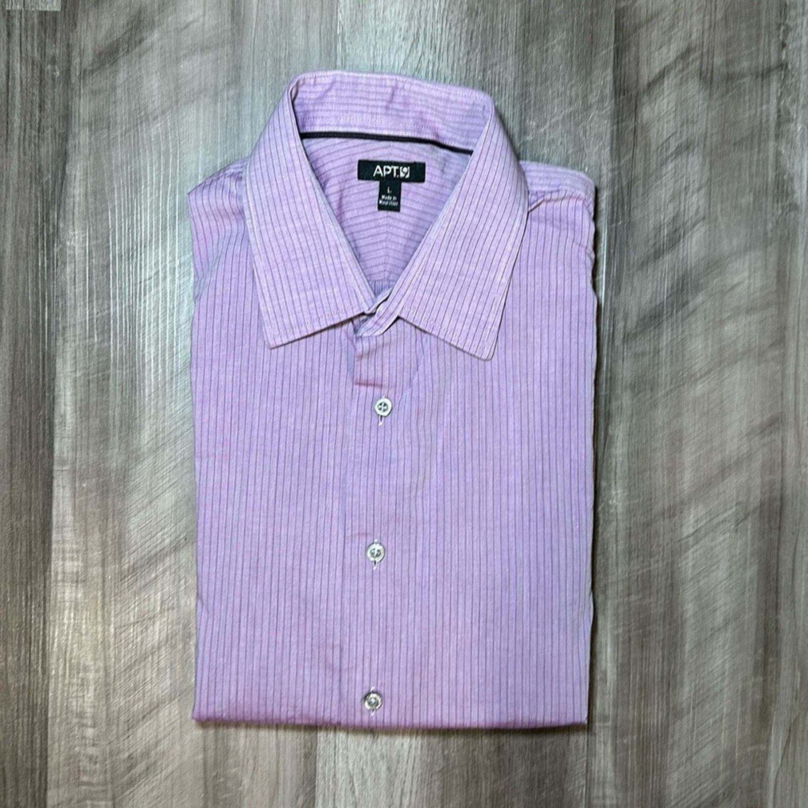 apt 9 dress shirt Men's Apt. 9 Premier Flex Slim-Fit Wrinkle Resistant Color: Blue Gray Plaid Size: L-36/37 sleeve naturally fits the bill Men's Apt. 9 Premier Flex