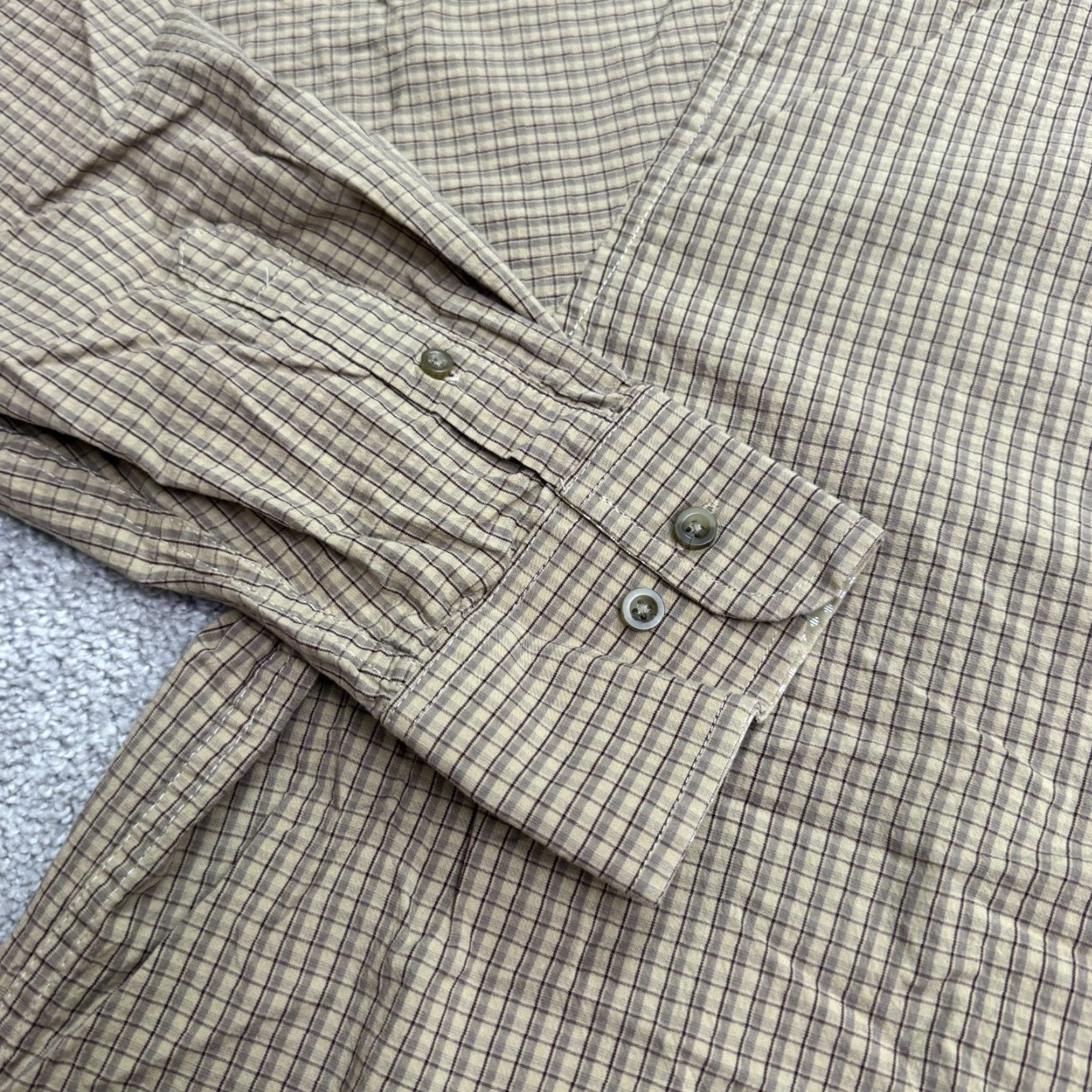 Wrangler VINTAGE Wrangler George Strait Western Button Down Shirt Men XXL Tan Plaid Cotton Casual Size US XXL / EU 58 / 5 - 4 Thumbnail