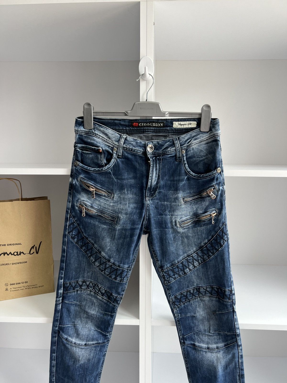 Designer × Vintage Vintage Cipo Baxx Archival Jeans Size US 30 / EU 46 - 5 Thumbnail