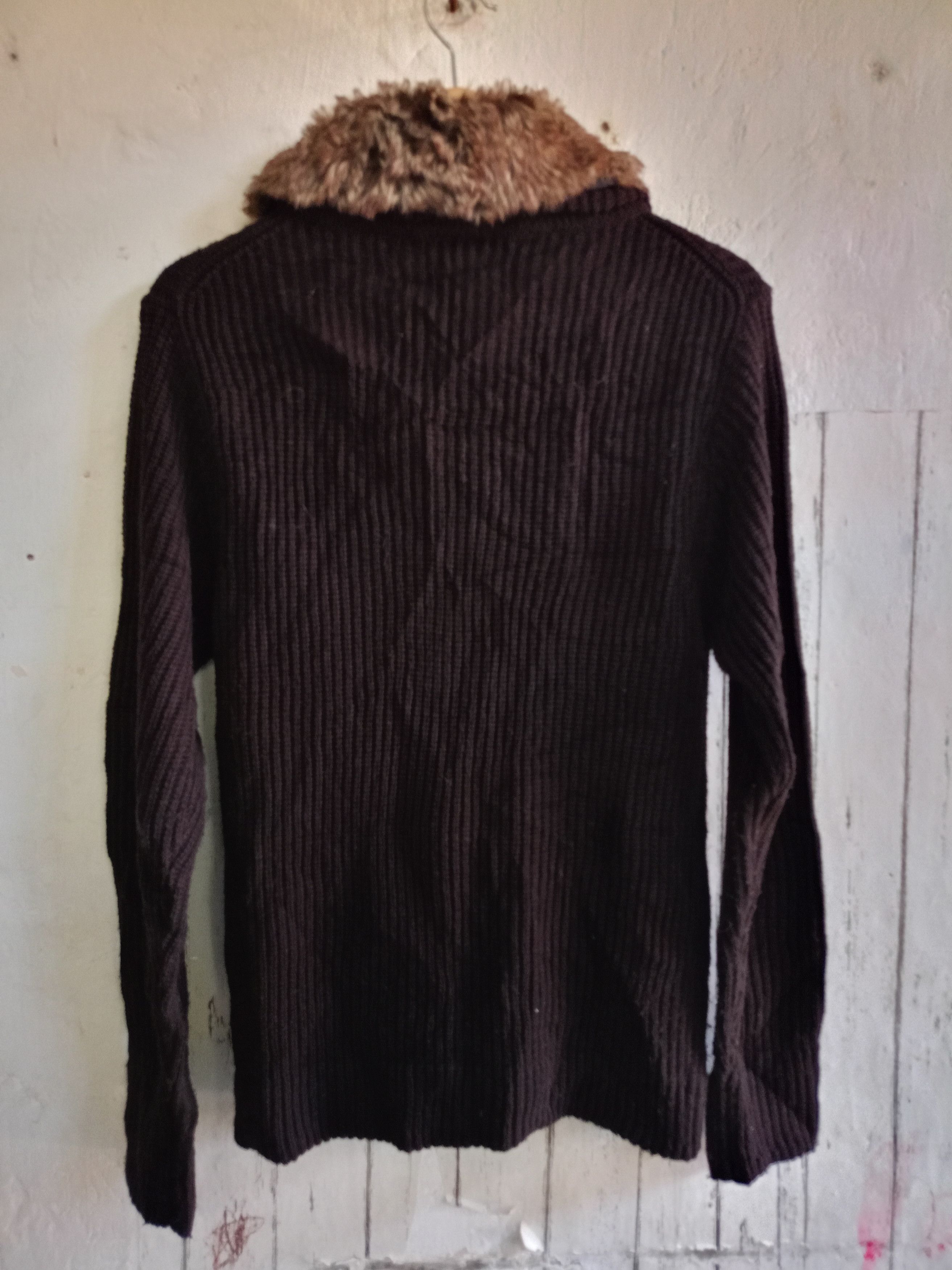Japanese Brand Louis Chavlon knit Fur sweaters style ifsixwasnine lgb Size US M / EU 48-50 / 2 - 2 Thumbnail