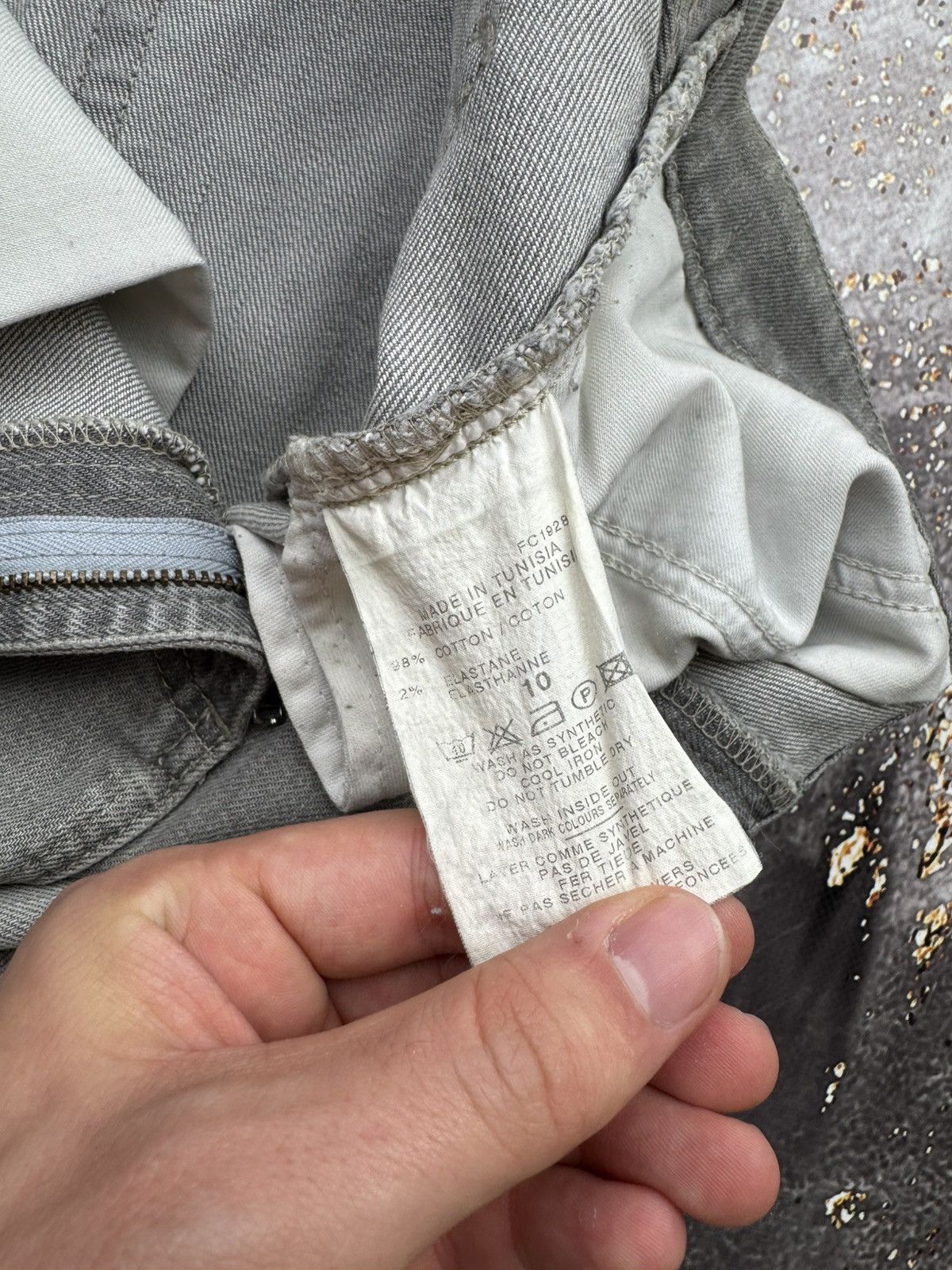 FCUK Fcuk Jeans Vintage Mini Skirt Size 28" / US 6 / IT 42 - 8 Thumbnail