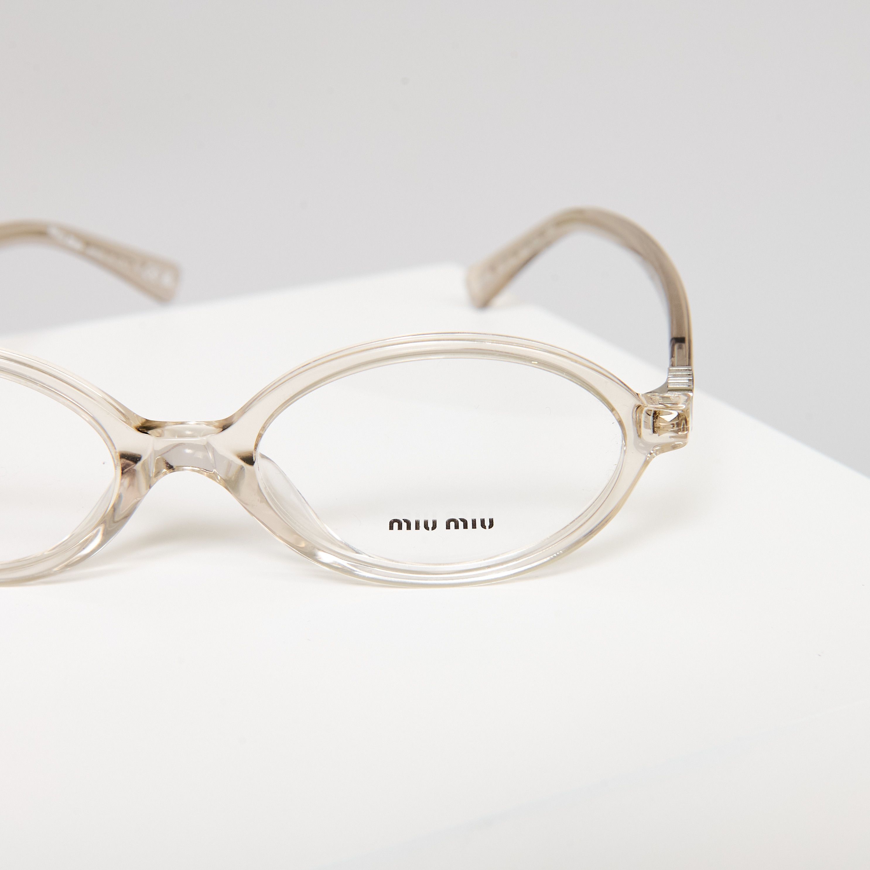 Miu Miu MIU MIU 0MU 01XV 12U101 GLASSES Size ONE SIZE - 3 Thumbnail