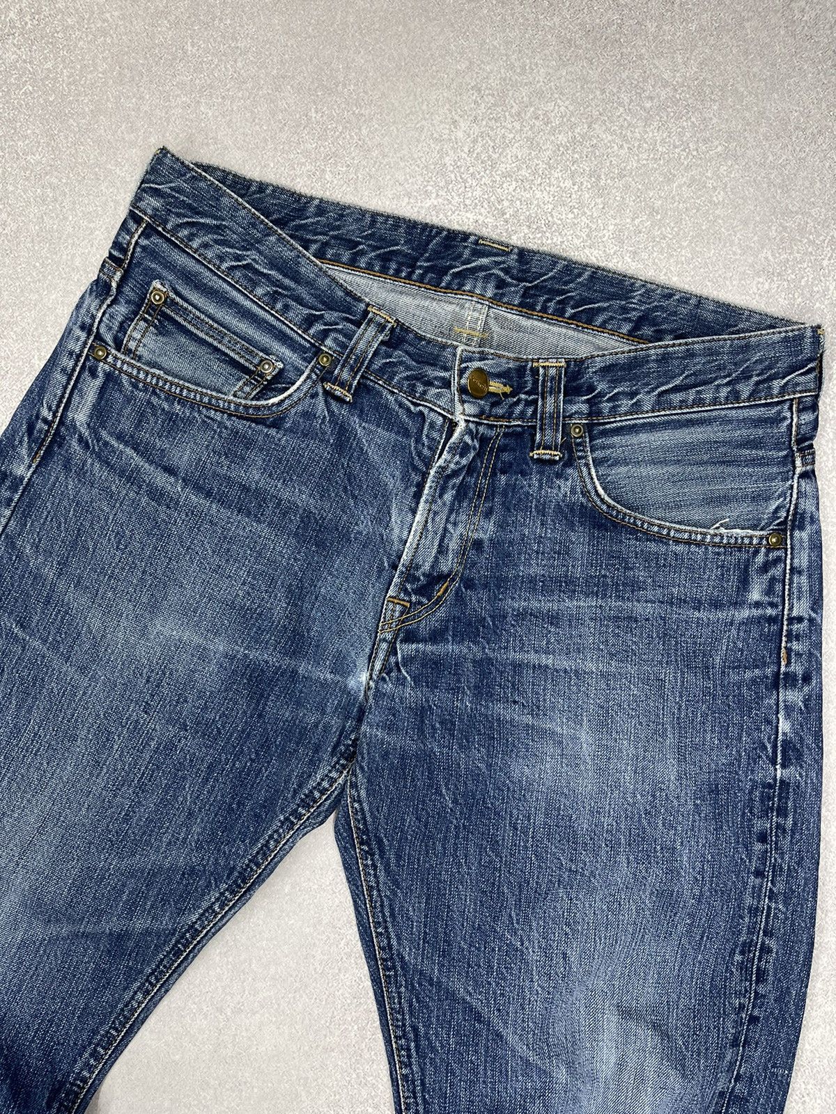 Carhartt × Carhartt Wip × Vintage Vintage Carhartt Bronco Denim Jeans Blue Y2K Size 32 Size US 32 / EU 48 - 7 Thumbnail