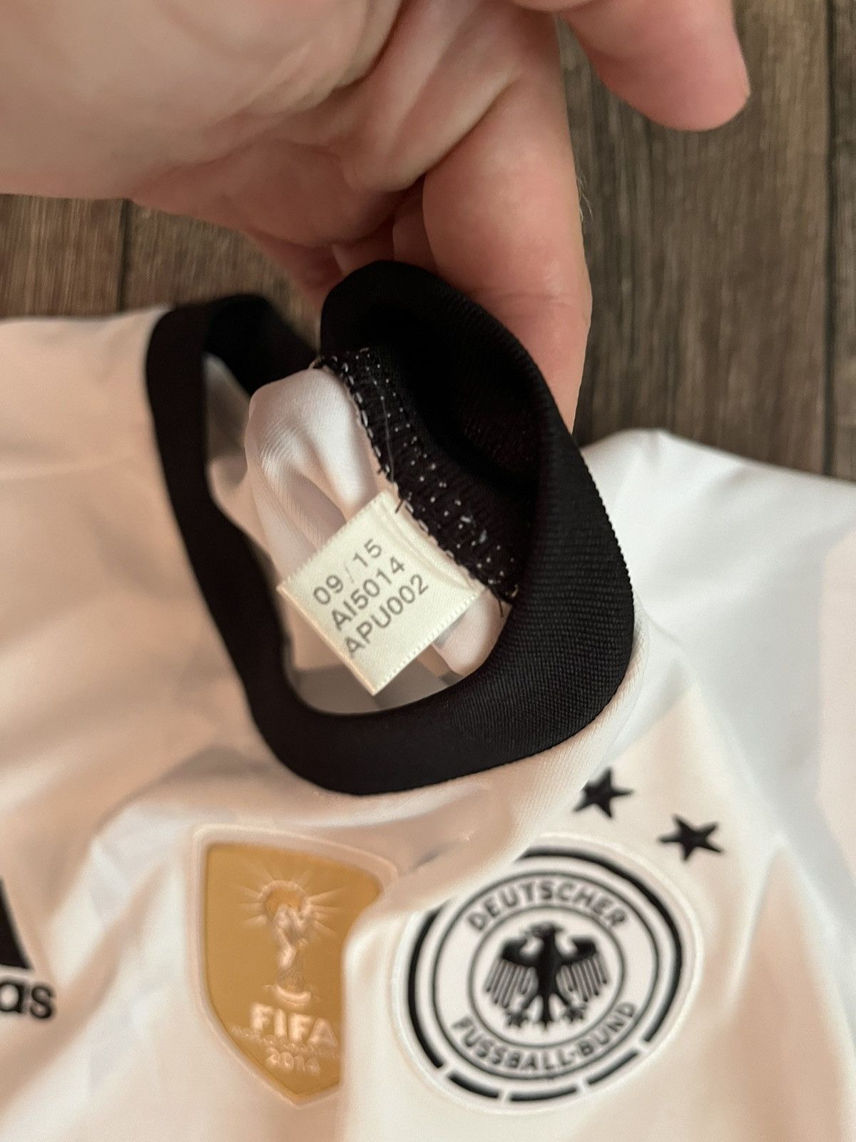 Adidas Adidas Germany 2016-2017 Home Football Jersey World Cup Size US L / EU 52-54 / 3 - 7 Thumbnail