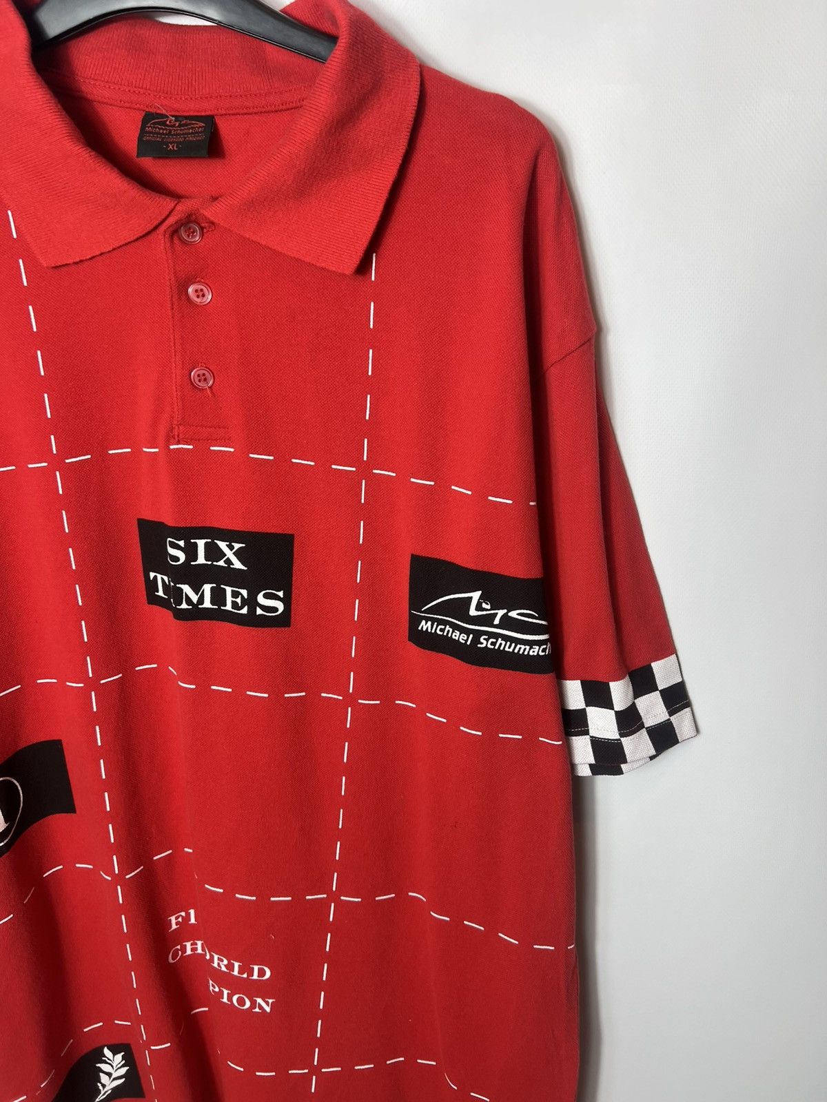 Ferrari Vintage Michael Schumacher 2003 Racing F1 World Champion tee Size US XL / EU 56 / 4 - 2 Thumbnail