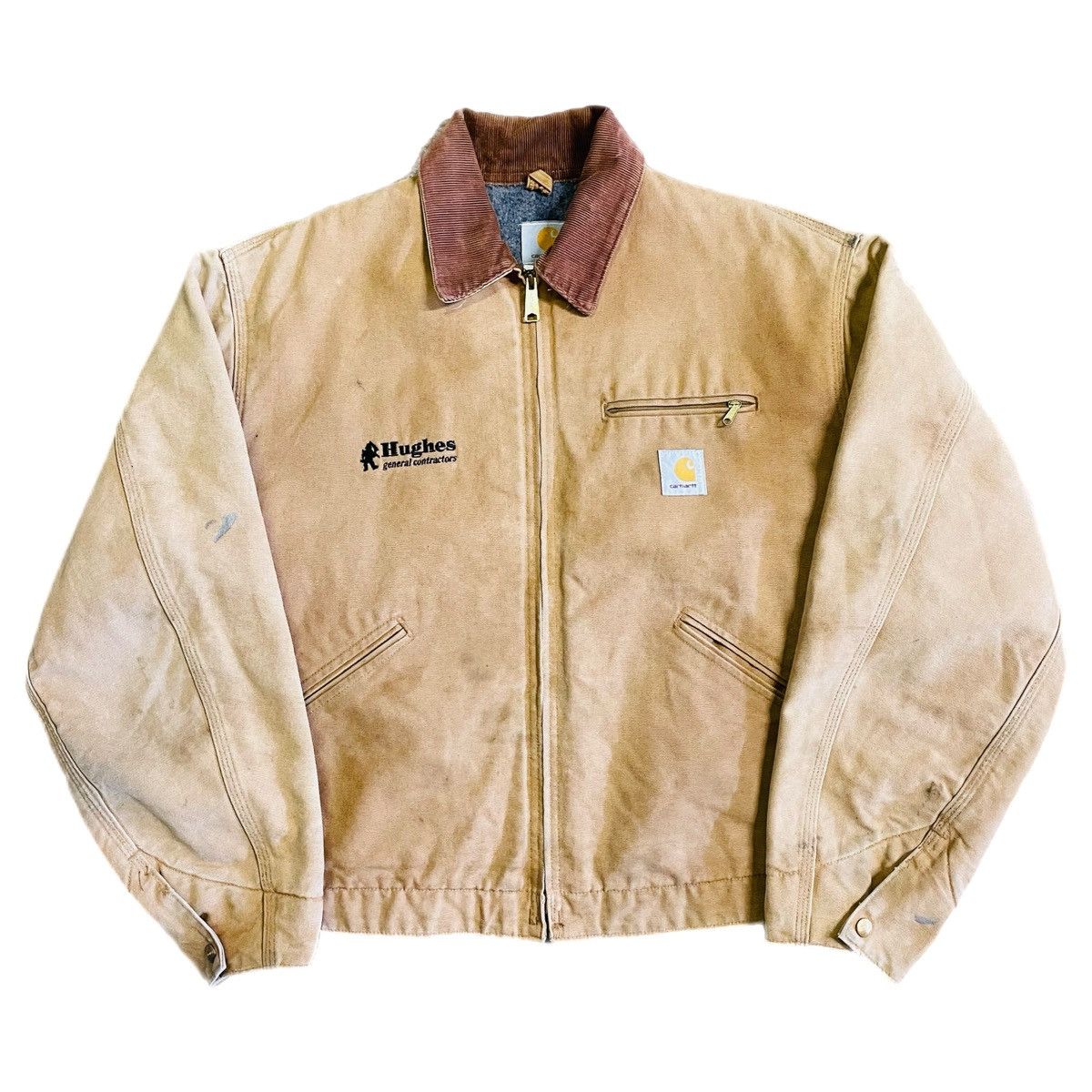 image of Archival Clothing x Carhartt Vintage Carhartt Detroit Blanket Lined Jacket Interstellar in Tan (Siz