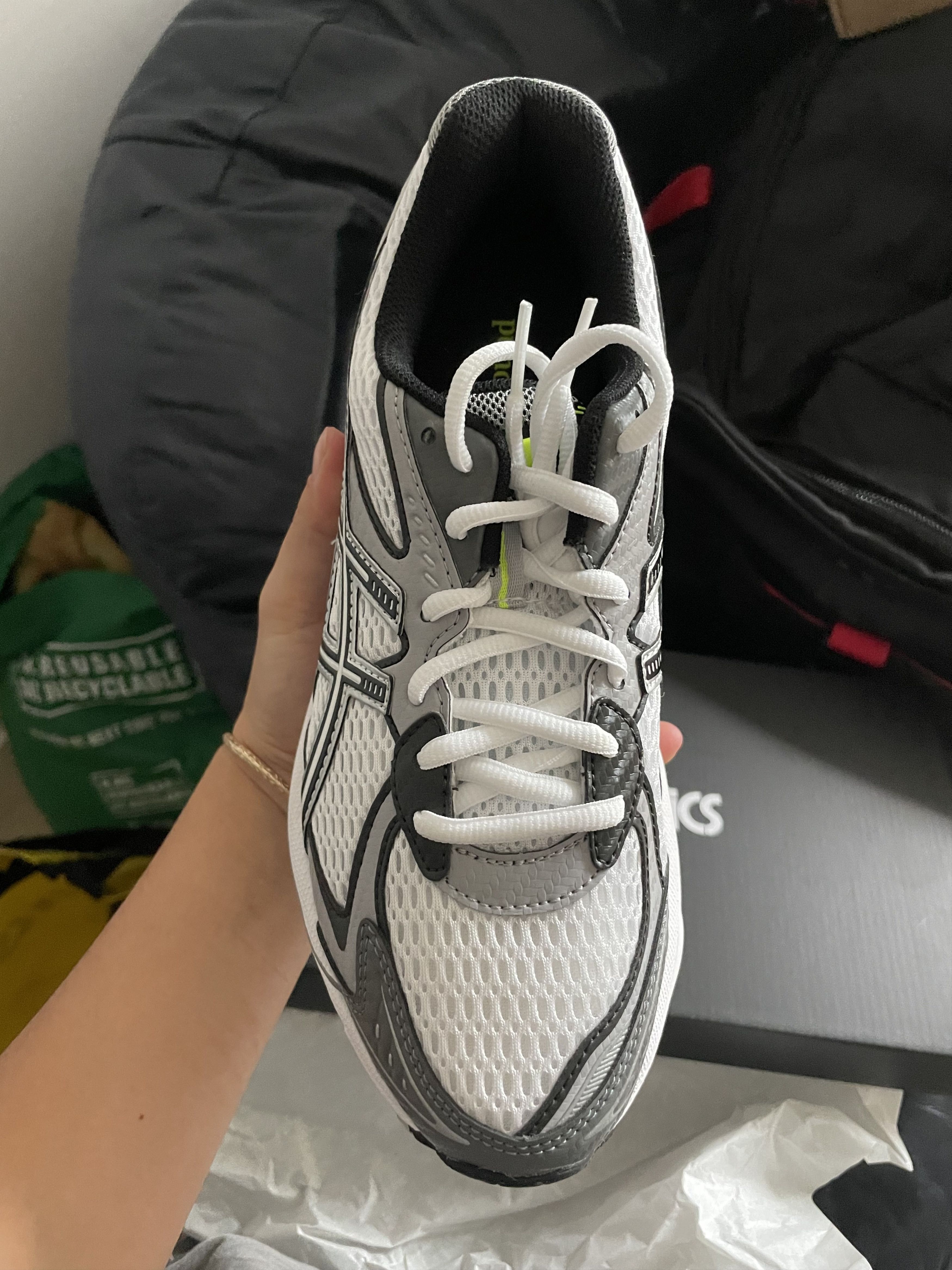 Asics × JJJJound JJJJound x GT 2160 'White Black' Size US 6 / EU 39 - 2 Thumbnail