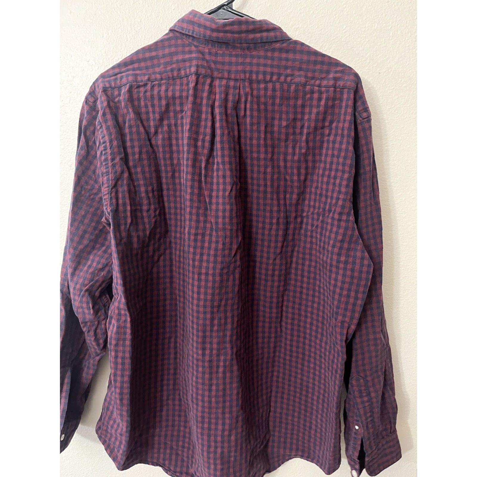 Brooks Brothers Brooks Brothers Regent Dress Shirt Mens XL Check Gingham Purple L/S Button-Down Collar Vintage Classic Preppy Designer American Size US XL / EU 56 / 4 - 2 Thumbnail