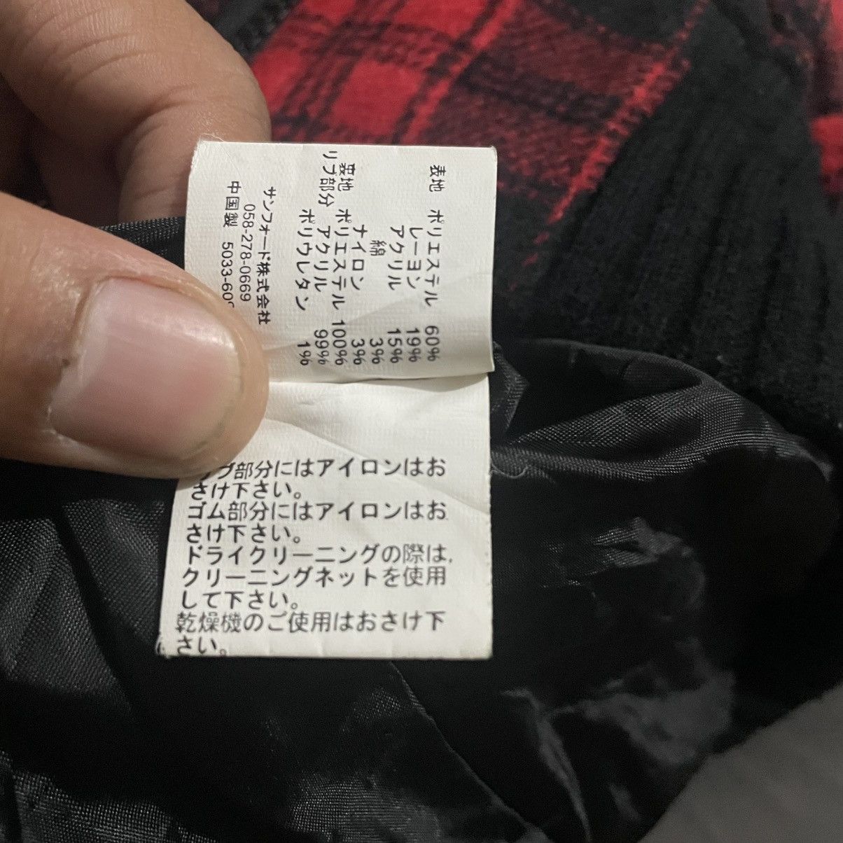 If Six Was Nine × Japanese Brand × Le Grande Bleu (L.G.B.) 🇯🇵 SKY BOMBER TARTAN FULL ZIP PUNK GOTHIC WOOL JACKET Size US M / EU 48-50 / 2 - 15 Thumbnail