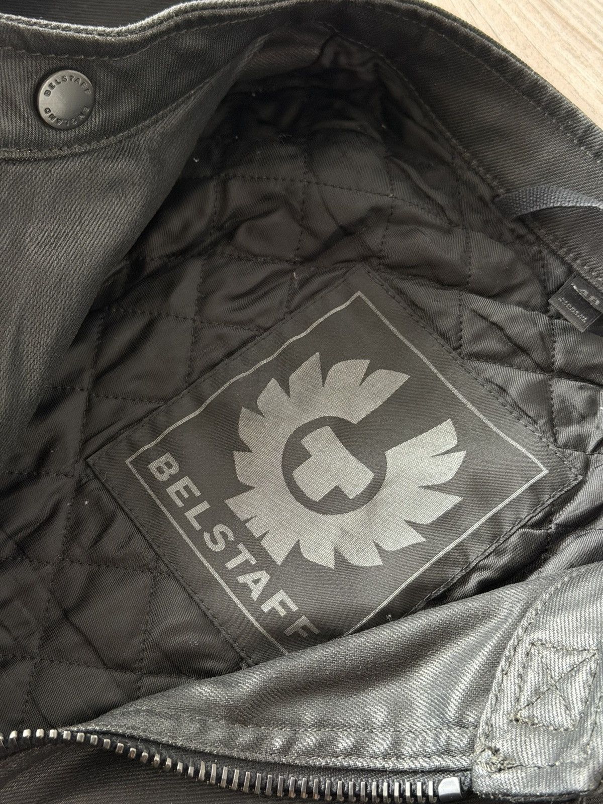 Belstaff Belstaff Waxed Cotton Moto Racer Bomber Jacket Size US M / EU 48-50 / 2 - 17 Thumbnail