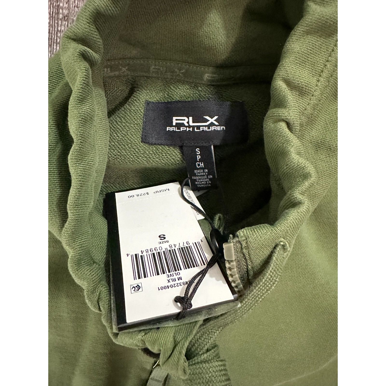 RLX Ralph Lauren RLX Ralph Lauren Cotton Terry-Back Half-Zip Sweatshirt sz S Size US S / EU 44-46 / 1 - 3 Thumbnail