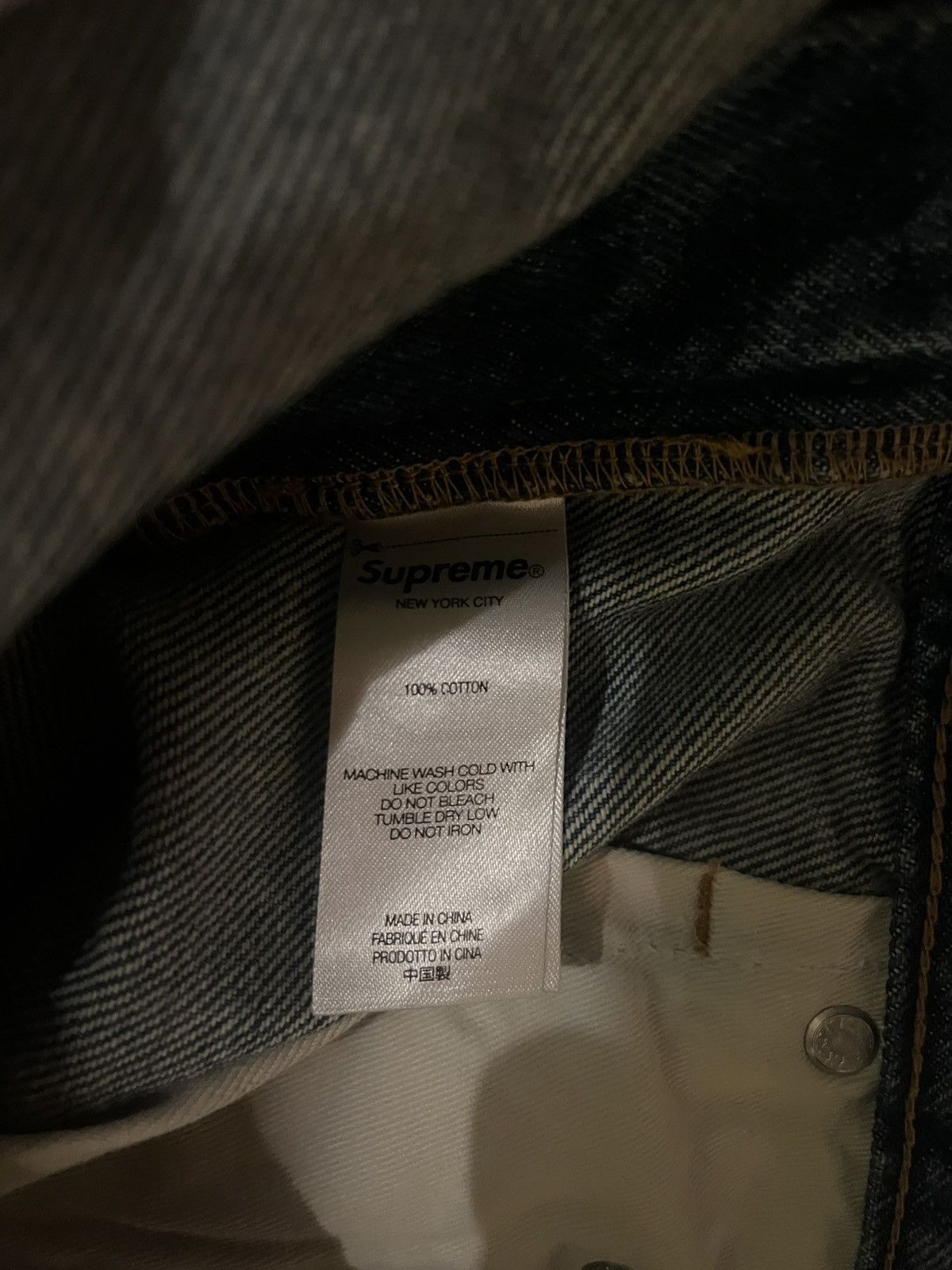 Supreme Supreme Baggy Jean Size US 30 / EU 46 - 7 Thumbnail