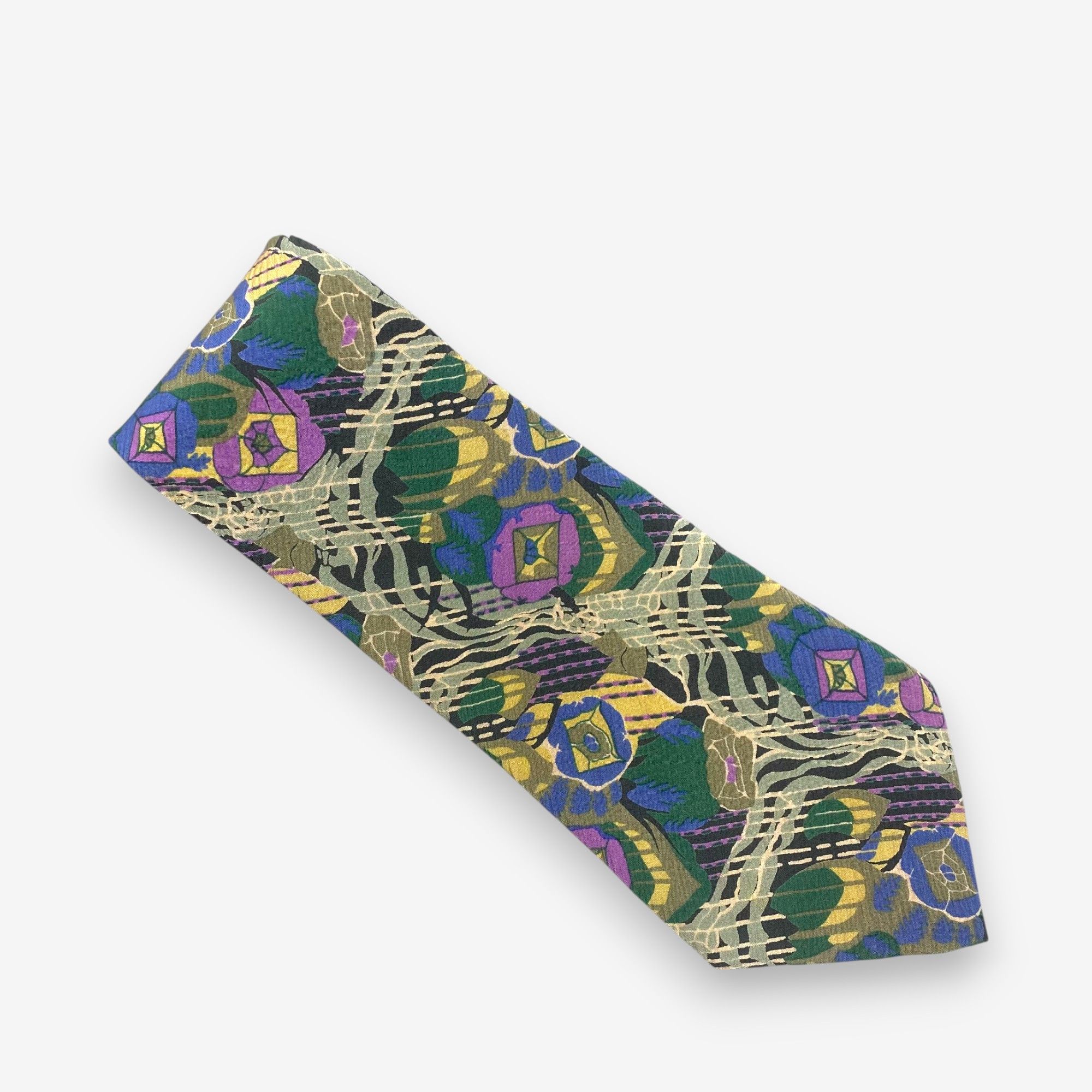 GianMarco Venturi Vintage Gian Marco Venturi SILK Necktie Cravate Pure Silk Size ONE SIZE - 2 Thumbnail