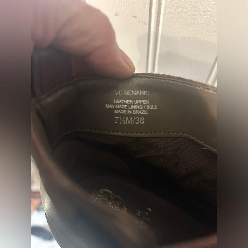 Vince Camuto Vince Camuto brown leather/suede Booties size 7.5 Size US 7.5 / IT 37.5 - 2 Thumbnail