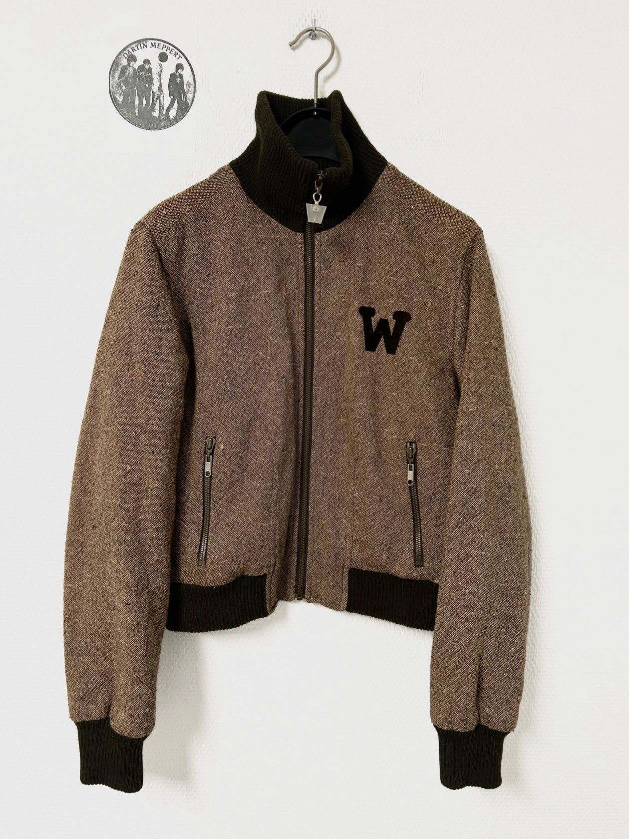 Walter Van Beirendonck AW1998 Down-Filled Tweed Bomber Jacket Size US XS / EU 42 / 0 - 1 Thumbnail