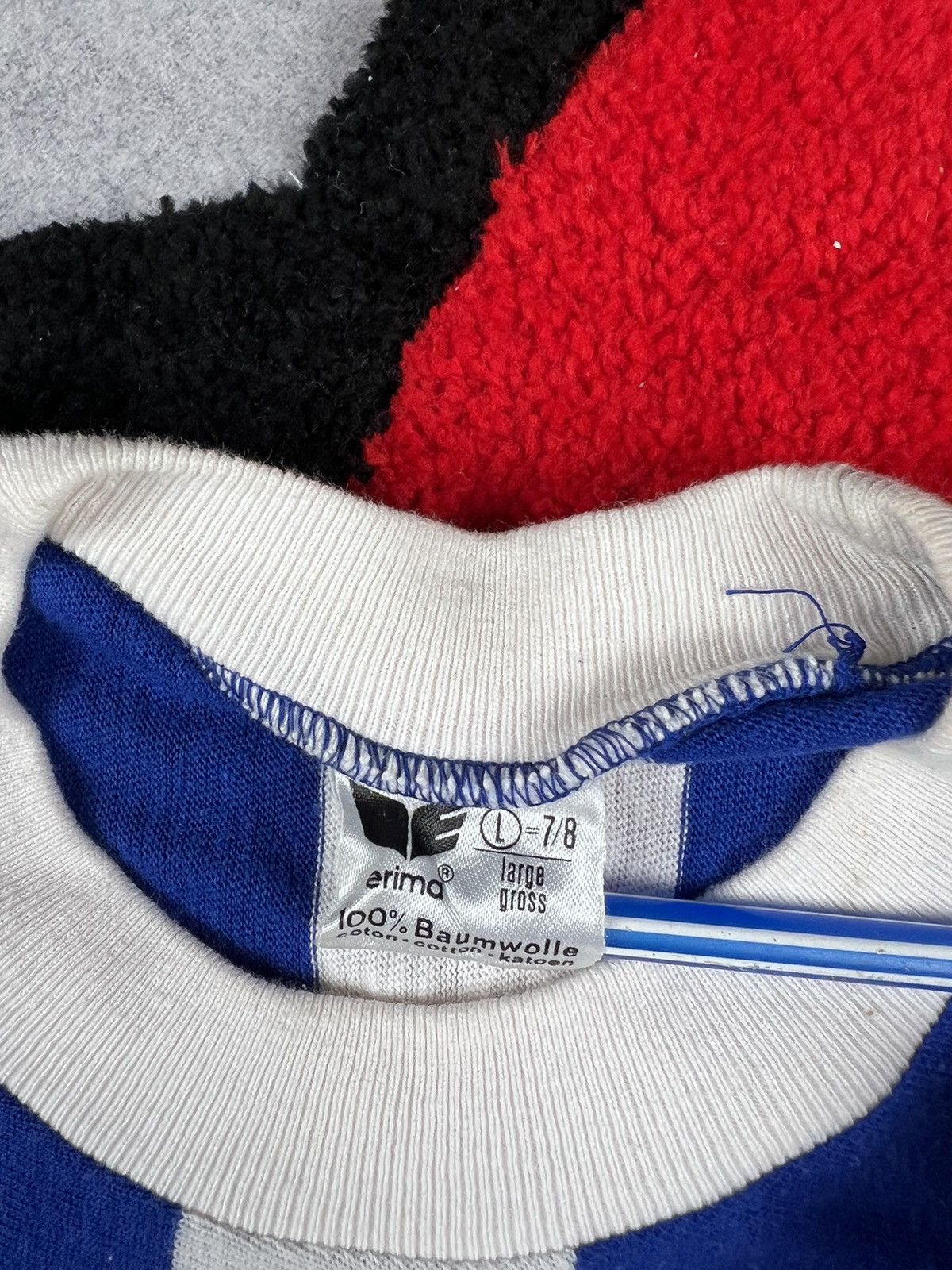 Other Vintage Erima 80s West Germany Blockcore Style Soccer Jersey Size US L / EU 52-54 / 3 - 6 Thumbnail