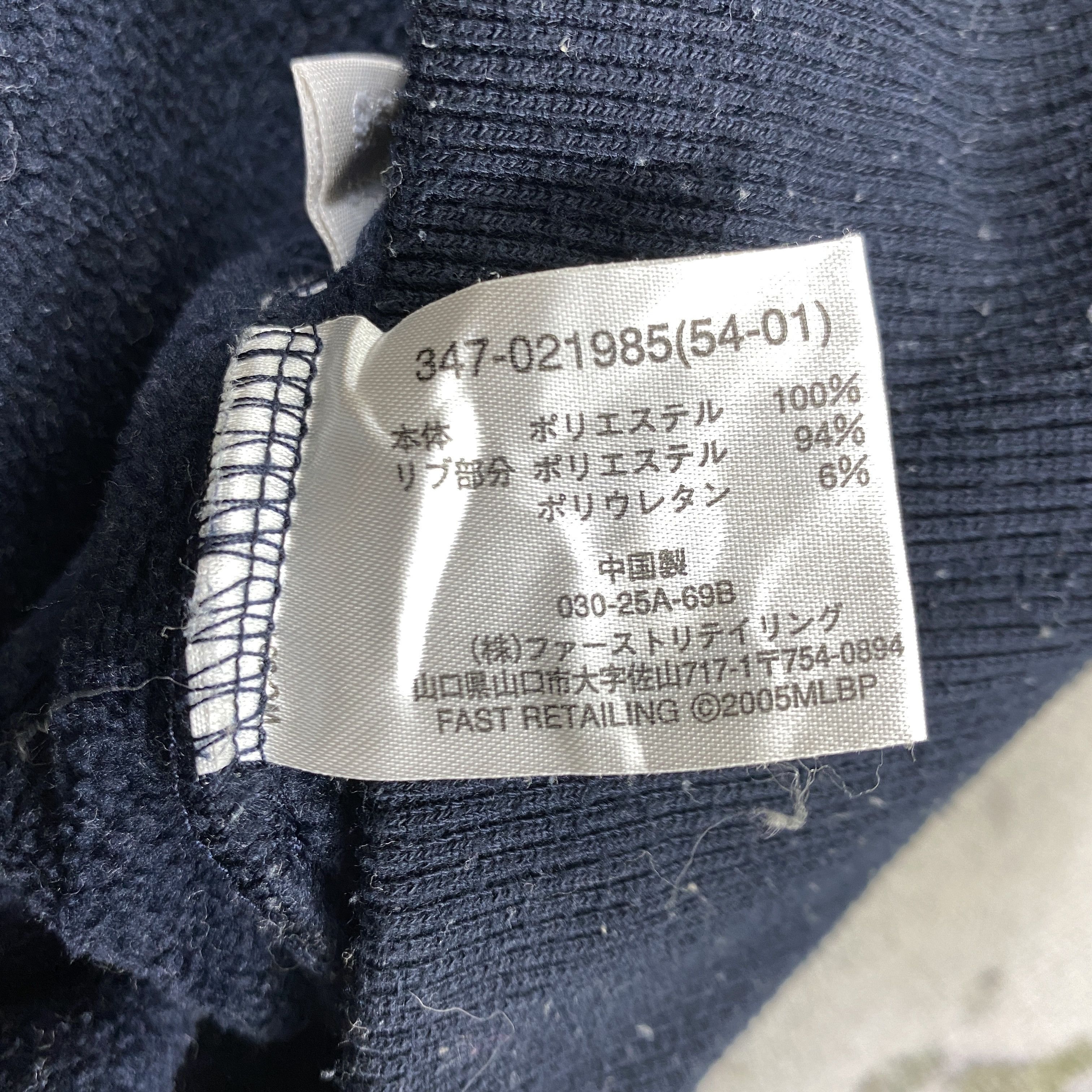 New York Yankees Vintage MLB NEW YORK Half Zipper Fleece Sweatshirt M-J206 Size US M / EU 48-50 / 2 - 5 Thumbnail