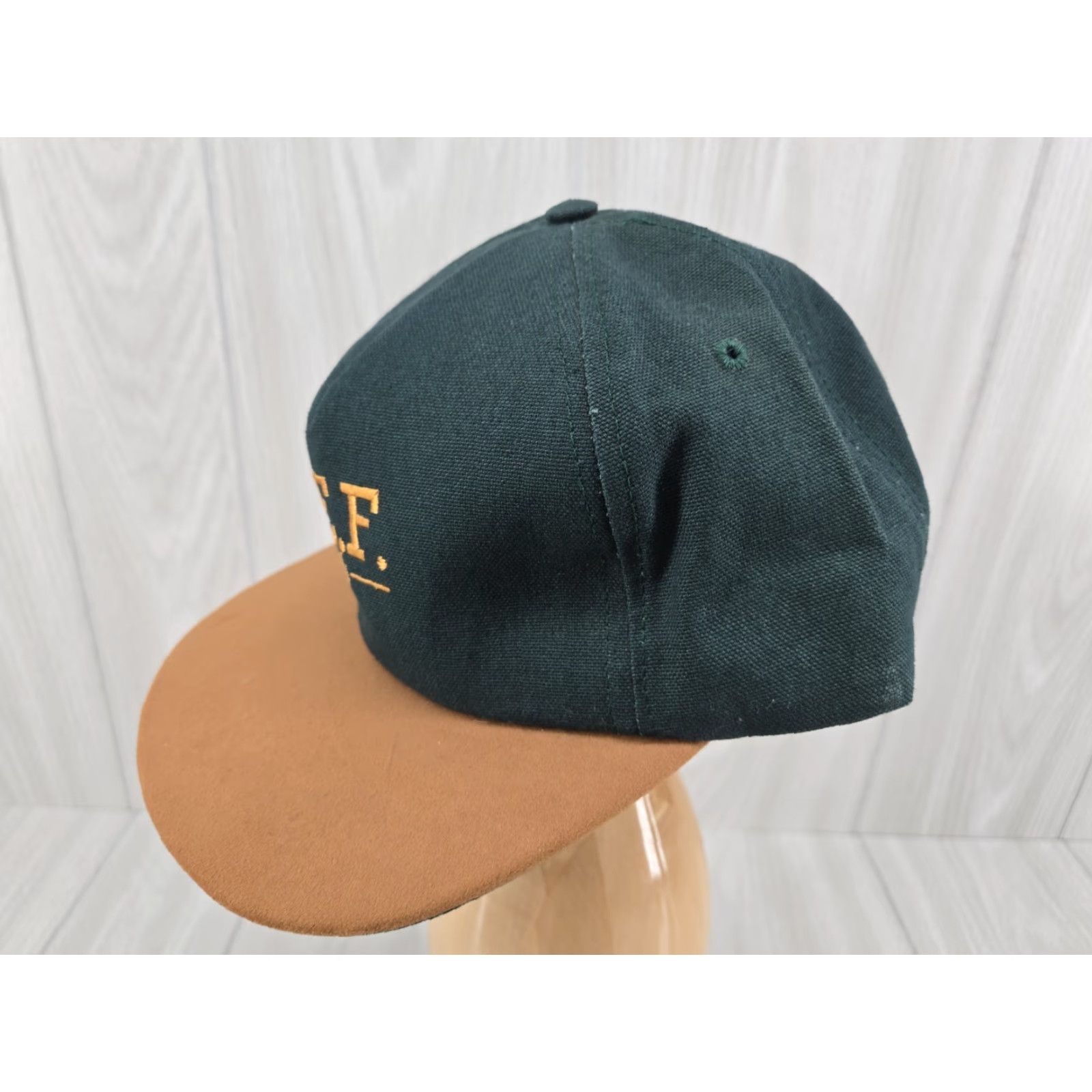 Vintage VINTAGE DEF Seeds Hat Strapback Embroidered Cap Green Brown Adjustable USA Men Size ONE SIZE - 6 Thumbnail