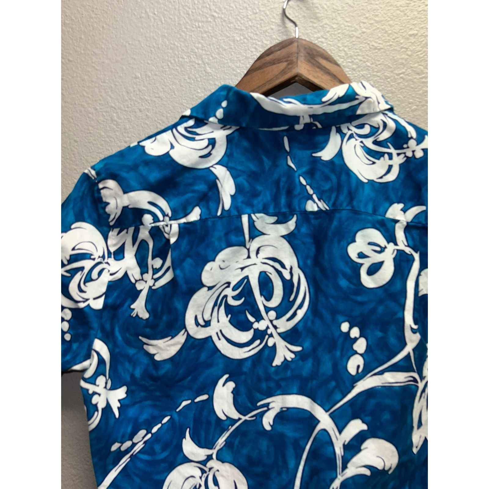 Vintage Vintage 70s 80s Malihini Hawaii HI Button Down Blue Shirt M Size US M / EU 48-50 / 2 - 11 Thumbnail