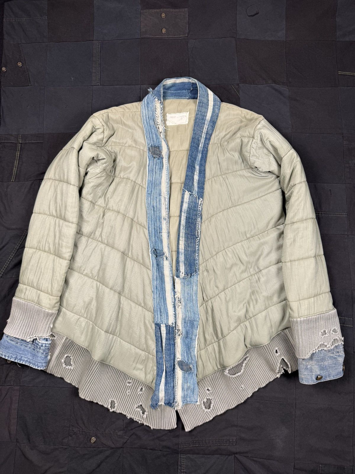 Greg Lauren Stripe Puffy Kimono Size US L / EU 52-54 / 3 - 1 Thumbnail