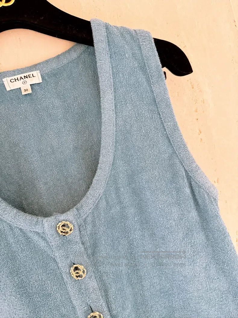 Chanel Chanel 20M denim blue towel dress Size XS / US 0-2 / IT 36-38 - 3 Thumbnail