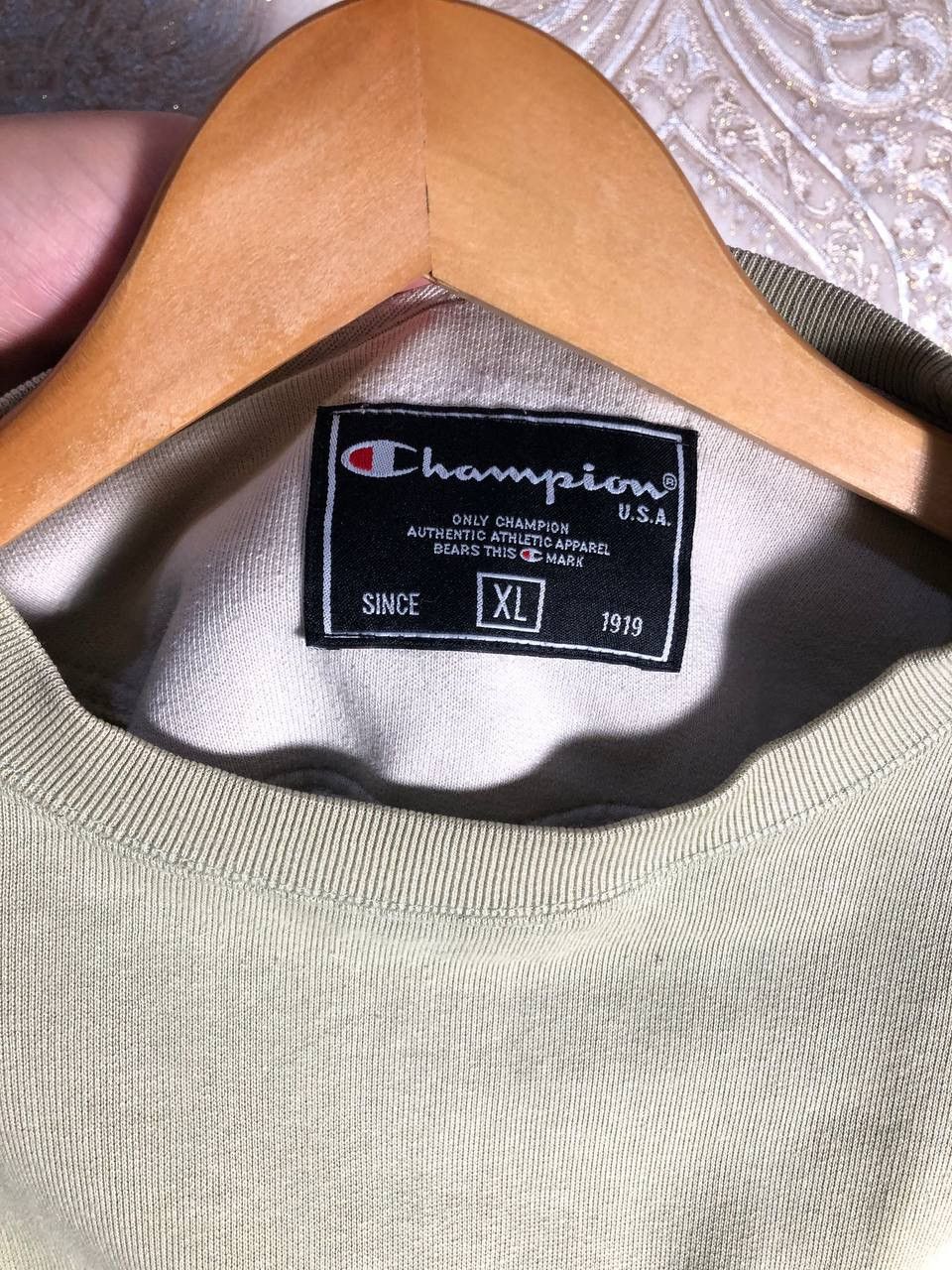 Champion × Vintage VERY RARE CHAMPION BIG LOGO SWEATSHIRT RETRO MADE IN USA 90s Size US XL / EU 56 / 4 - 3 Thumbnail