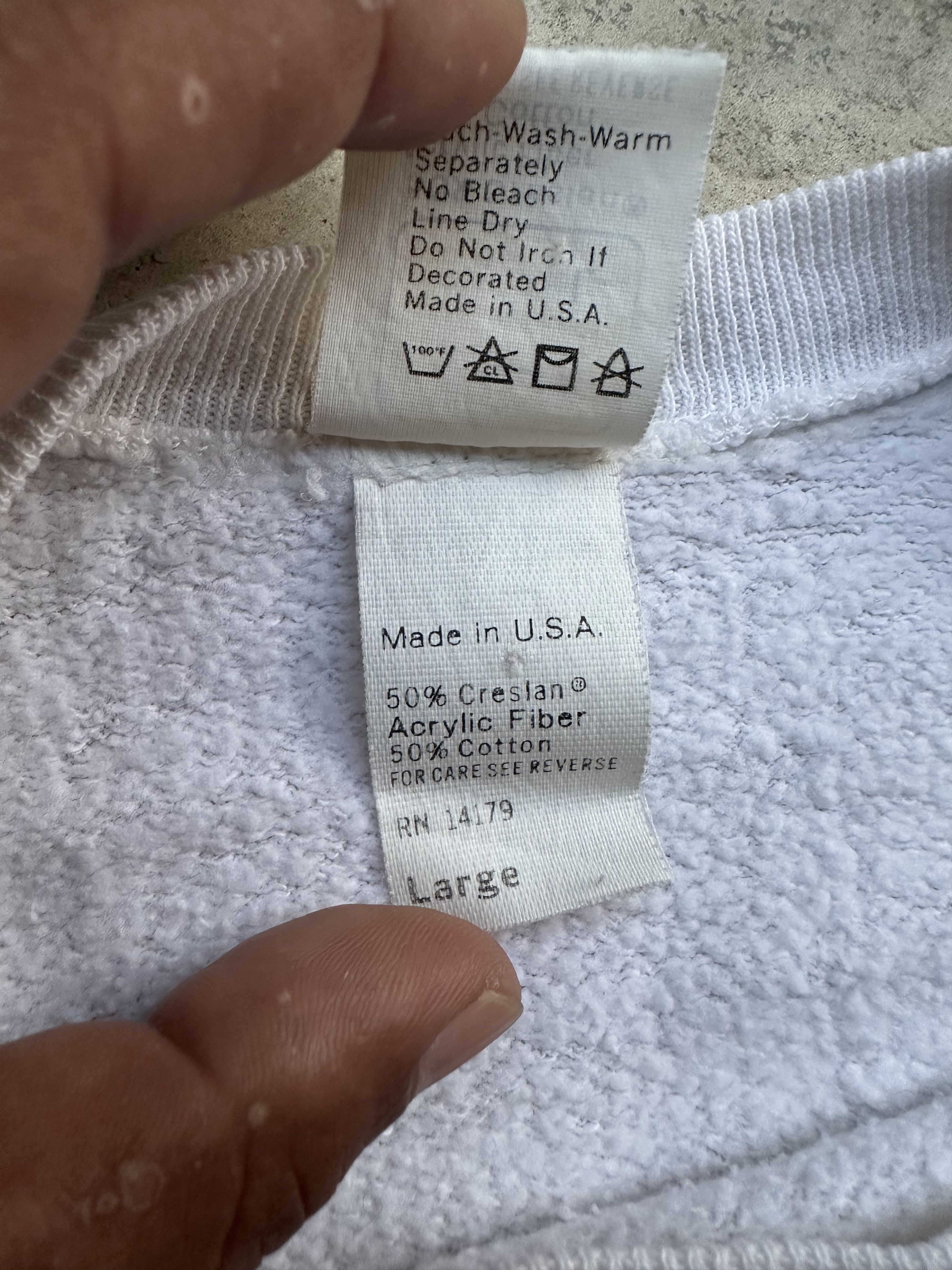 Velva Sheen Vintage 70s University Of California Irvine Sweatshirt Size US L / EU 52-54 / 3 - 7 Thumbnail