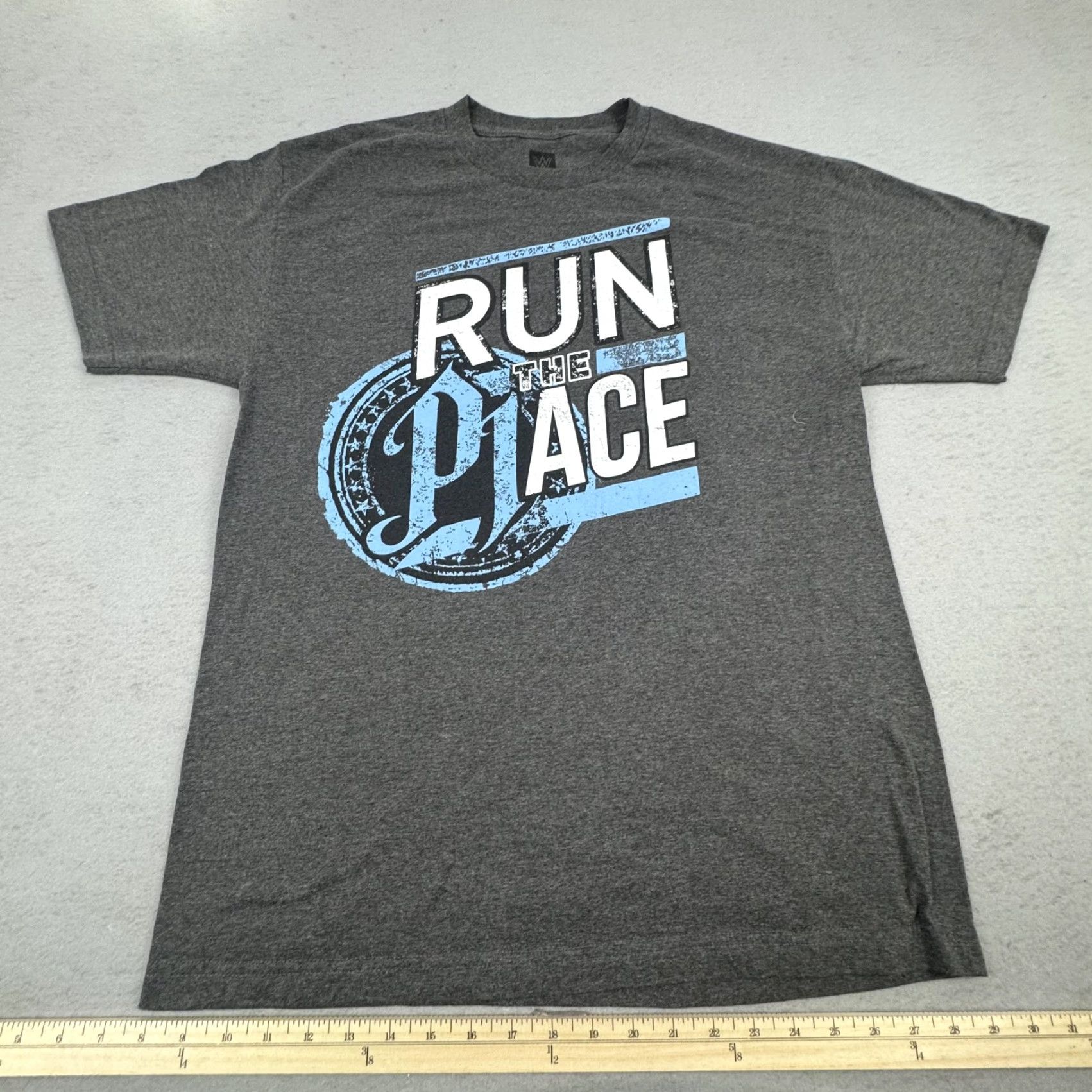 Vintage WWE Shirt Mens Large Gray Run The Place Graphic WWE AJ Styles P1 Logo Tee Size US L / EU 52-54 / 3 - 2 Thumbnail