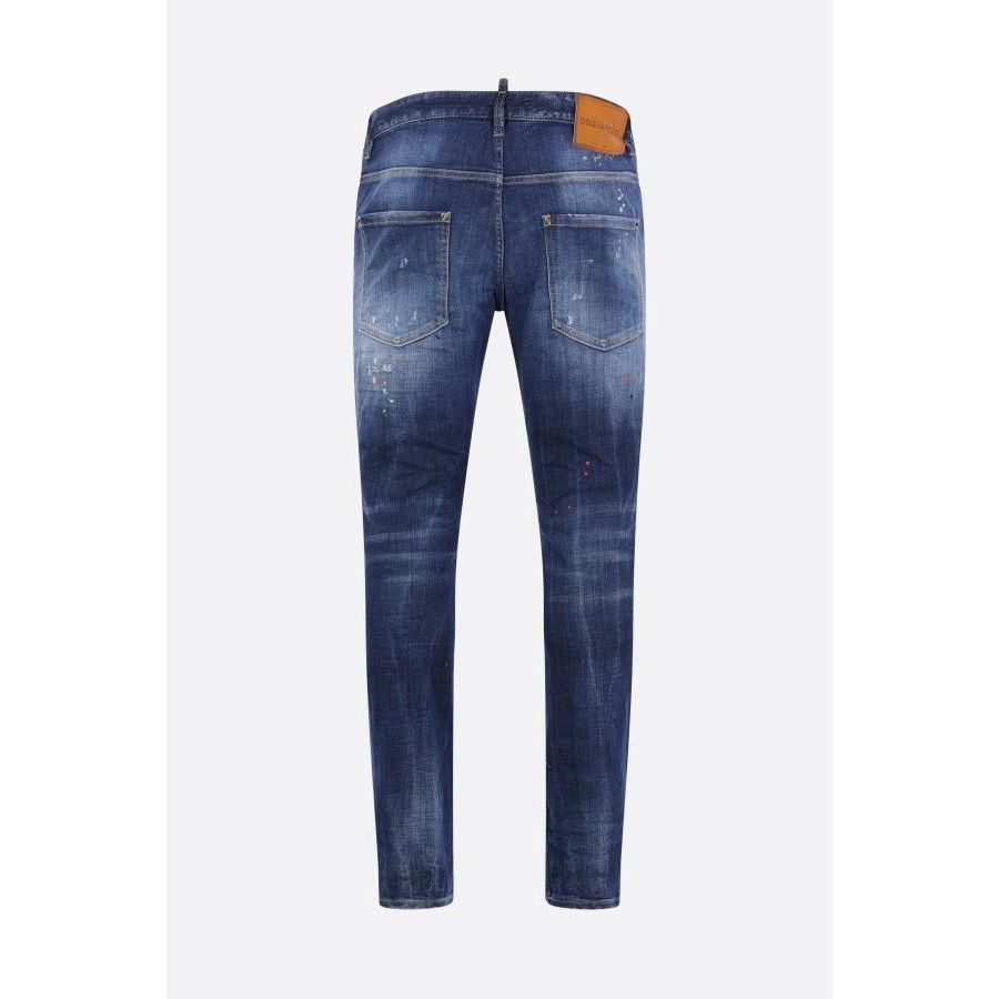 Dsquared2 DSQUARED2 Skater Blue Distressed Denim Jeans New & Authentic Size US 38 / EU 54 - 2 Thumbnail