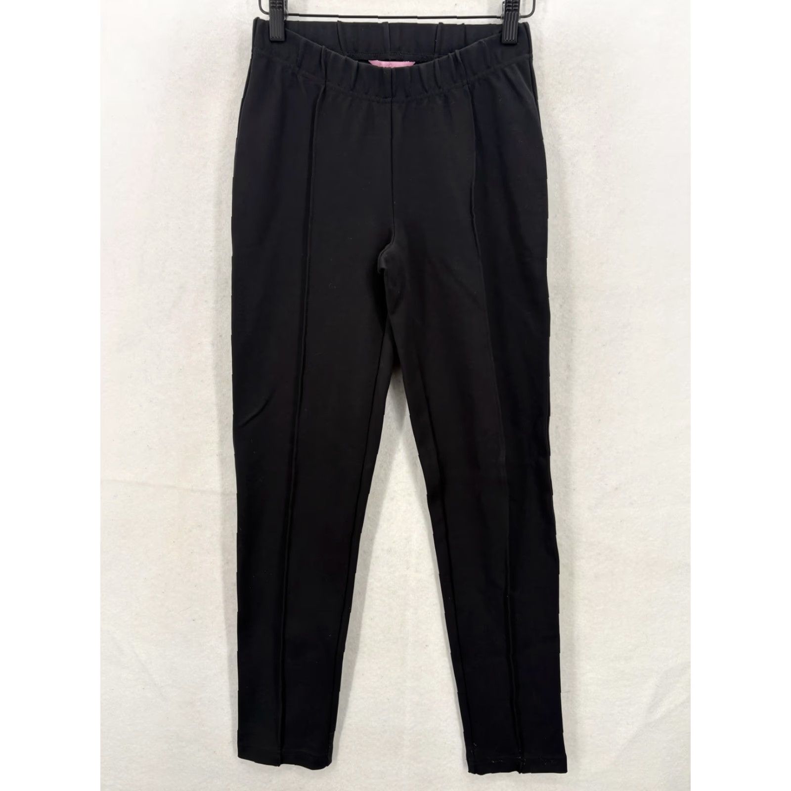 Lilly Pulitzer Lilly Pulitzer Womens Small Black High Rise Ponte Leggings Ankle Stretch Nylon Spandex Size 28" / US 6 / IT 42 - 2 Thumbnail