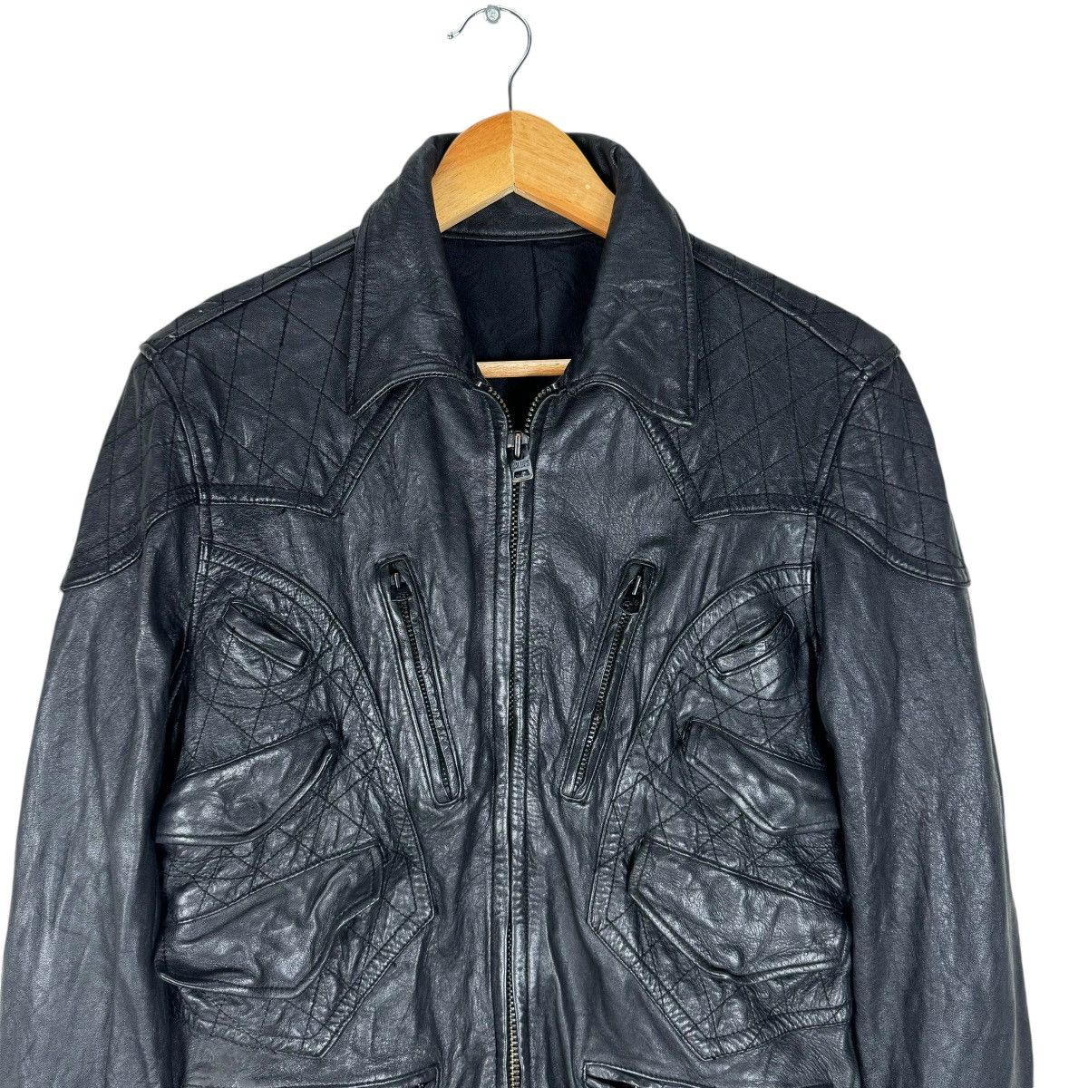 Vintage ☀️I RISH BIKERS LEATHER JACKET Size US M / EU 48-50 / 2 - 5 Thumbnail