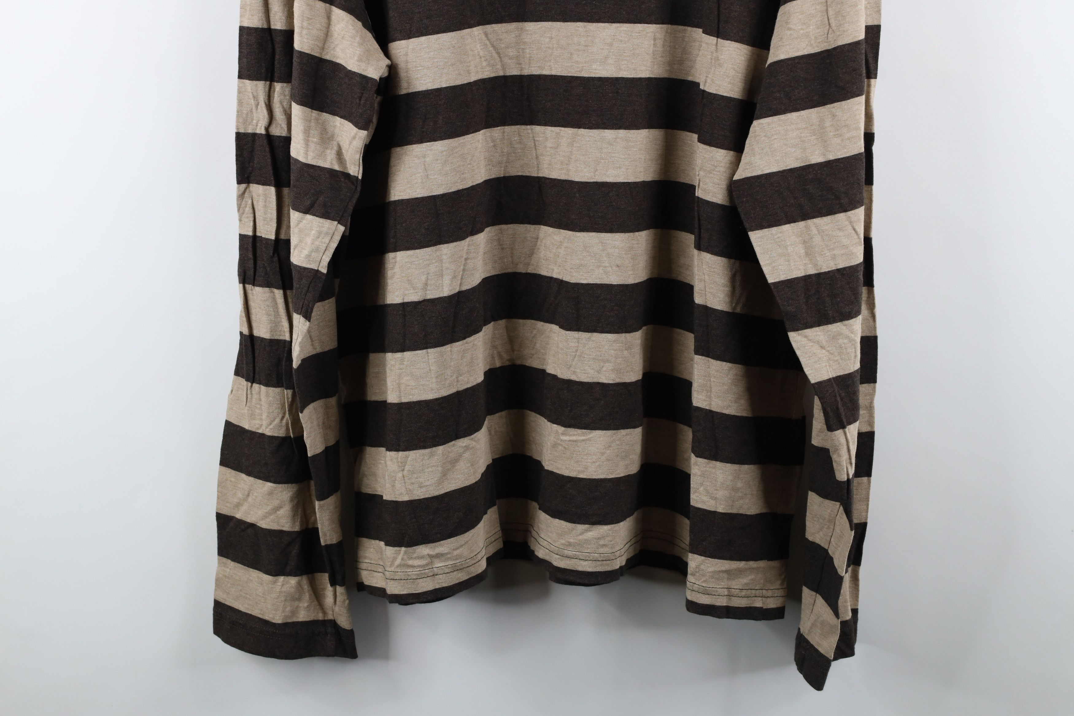 Gap × Vintage Vintage Gap Faded Striped Color Block Long Sleeve T 