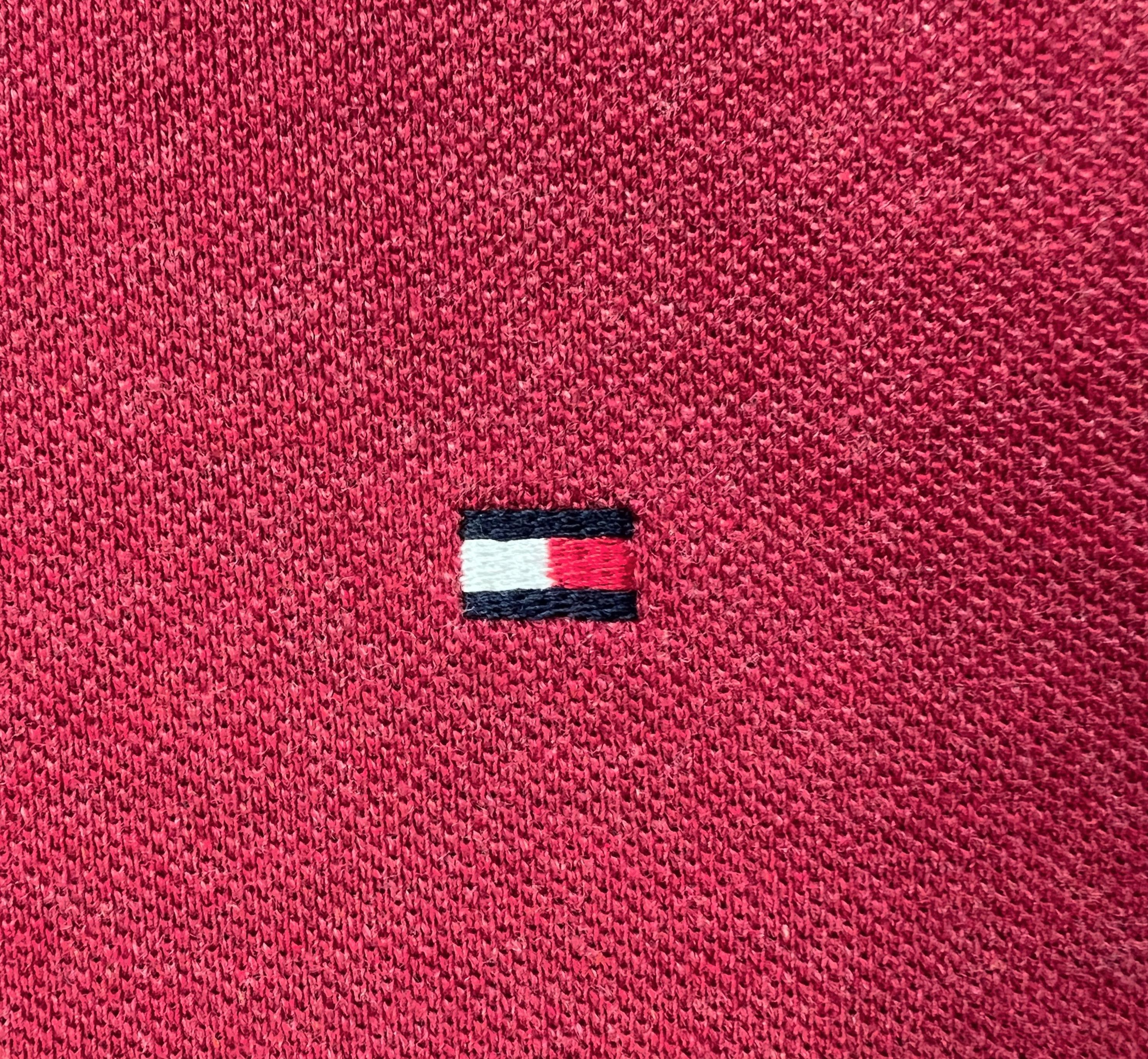 Tommy Hilfiger Tommy Hilfiger Burgundy Long Sleeve Polo Shirt Classic Fit S Size US S / EU 44-46 / 1 - 4 Thumbnail