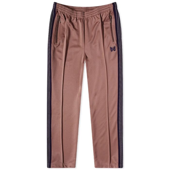 Needles NEEDLES POLY SMOOTH NARROW TRACK PANT - Taupe - M | Grailed