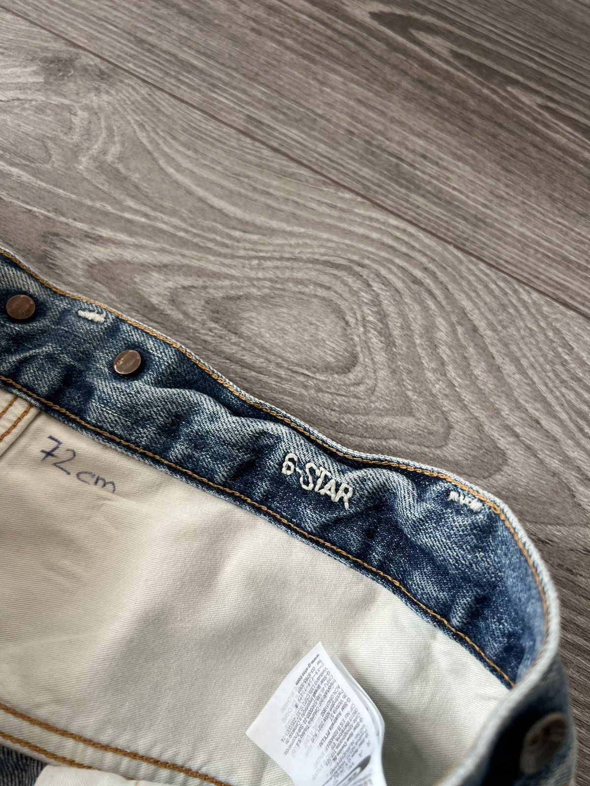 G-Star Y2K G-Star Raw ARC 3D Loose Tapered Braces Opium 03301 Jeans Size US 31 - 17 Thumbnail