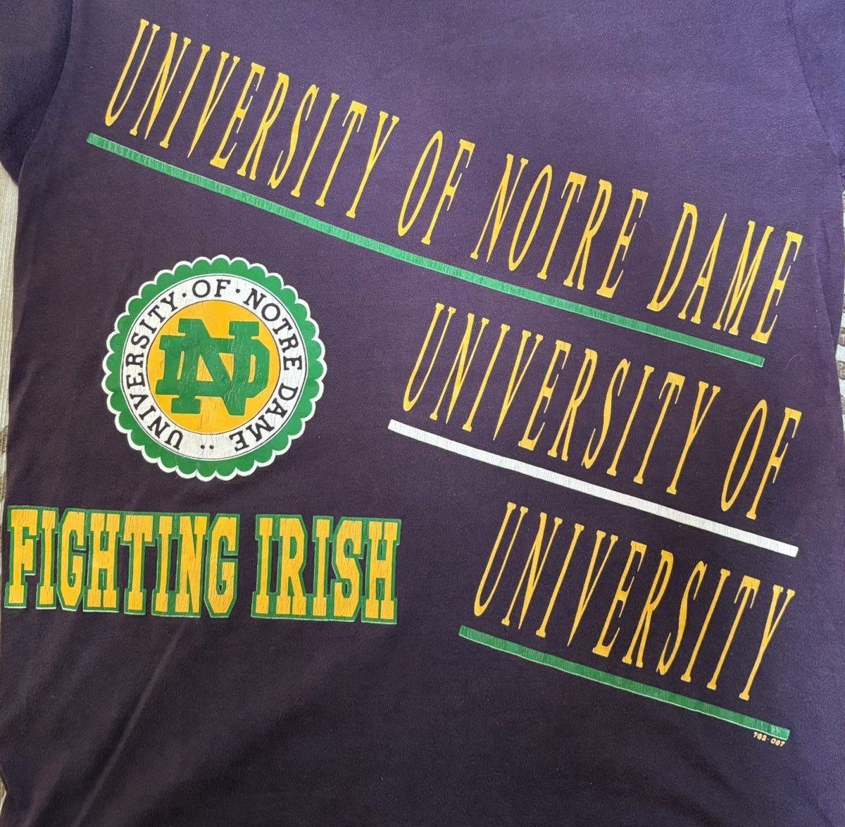 NFL Vintage 90s University Notre Dame Fighting Irish NFL Sport Size US M / EU 48-50 / 2 - 6 Thumbnail