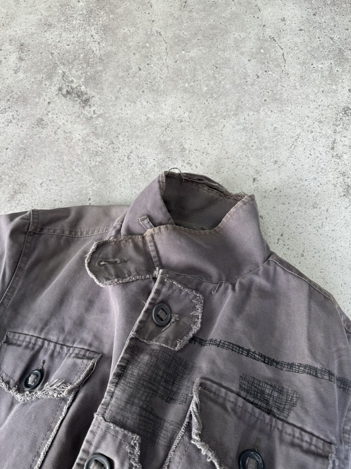 If Six Was Nine × Japanese Brand × Junya Watanabe Vintage Distressed Cargo Junya Watanabe Style Jacket Size US XL / EU 56 / 4 - 6 Thumbnail