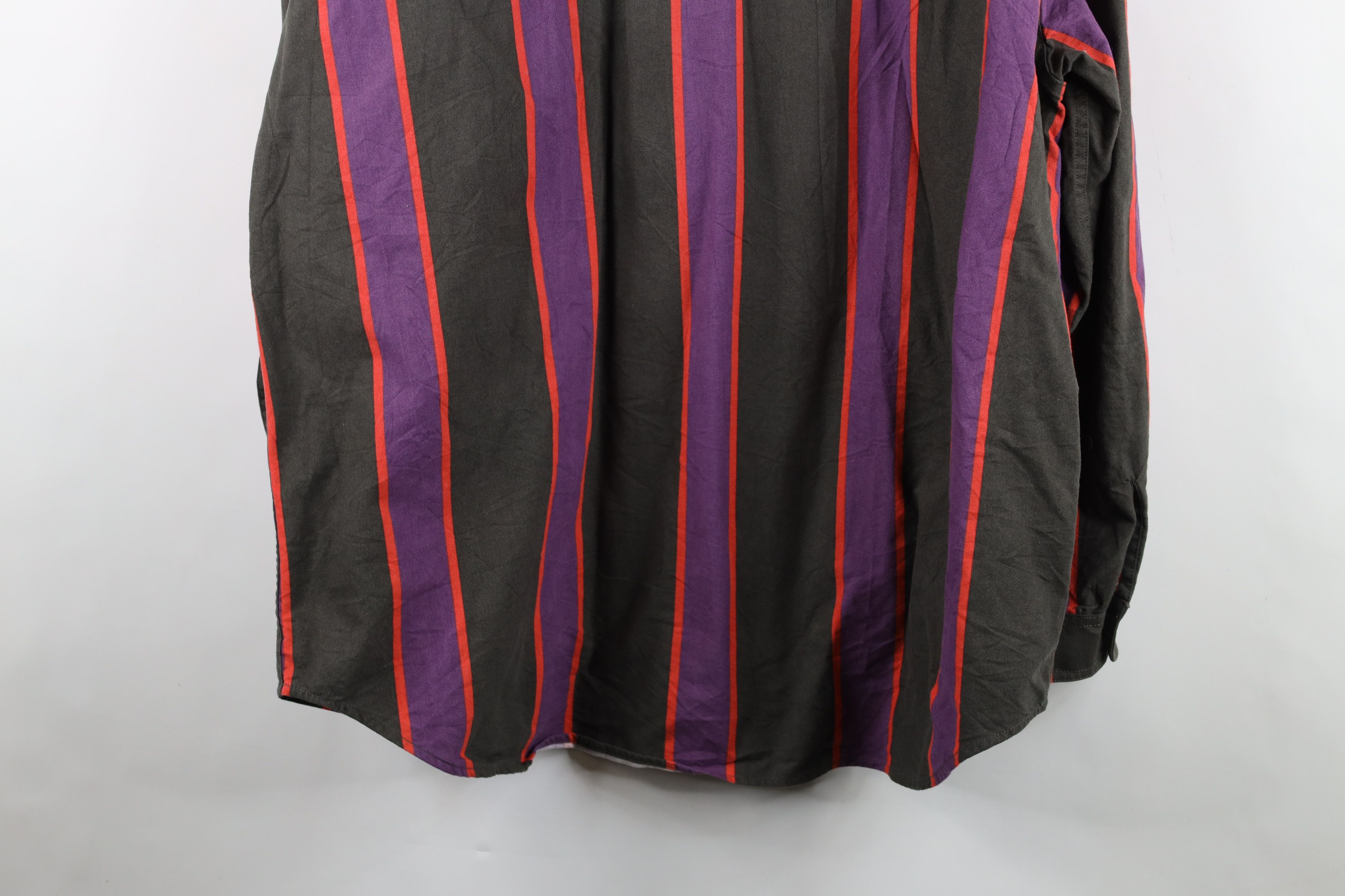 Levi's Vintage Y2K Levis Block Baggy Chamois Cloth Button Shirt Size US XL / EU 56 / 4 - 15 Thumbnail